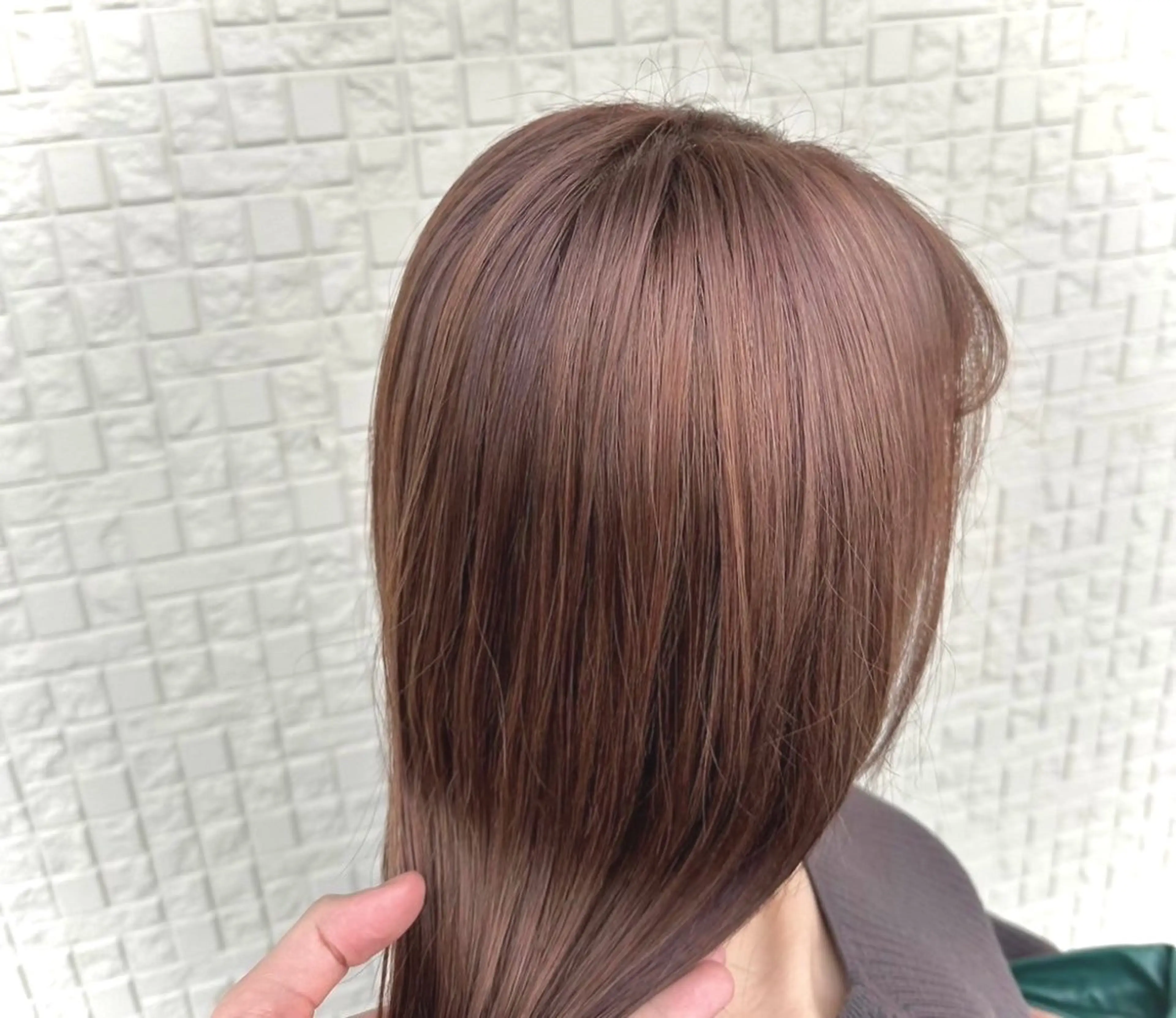 ロング カラー ヘアカラー トリートメント 艶髪カラー/髪質改善 細貝 舞利のヘアスタイル