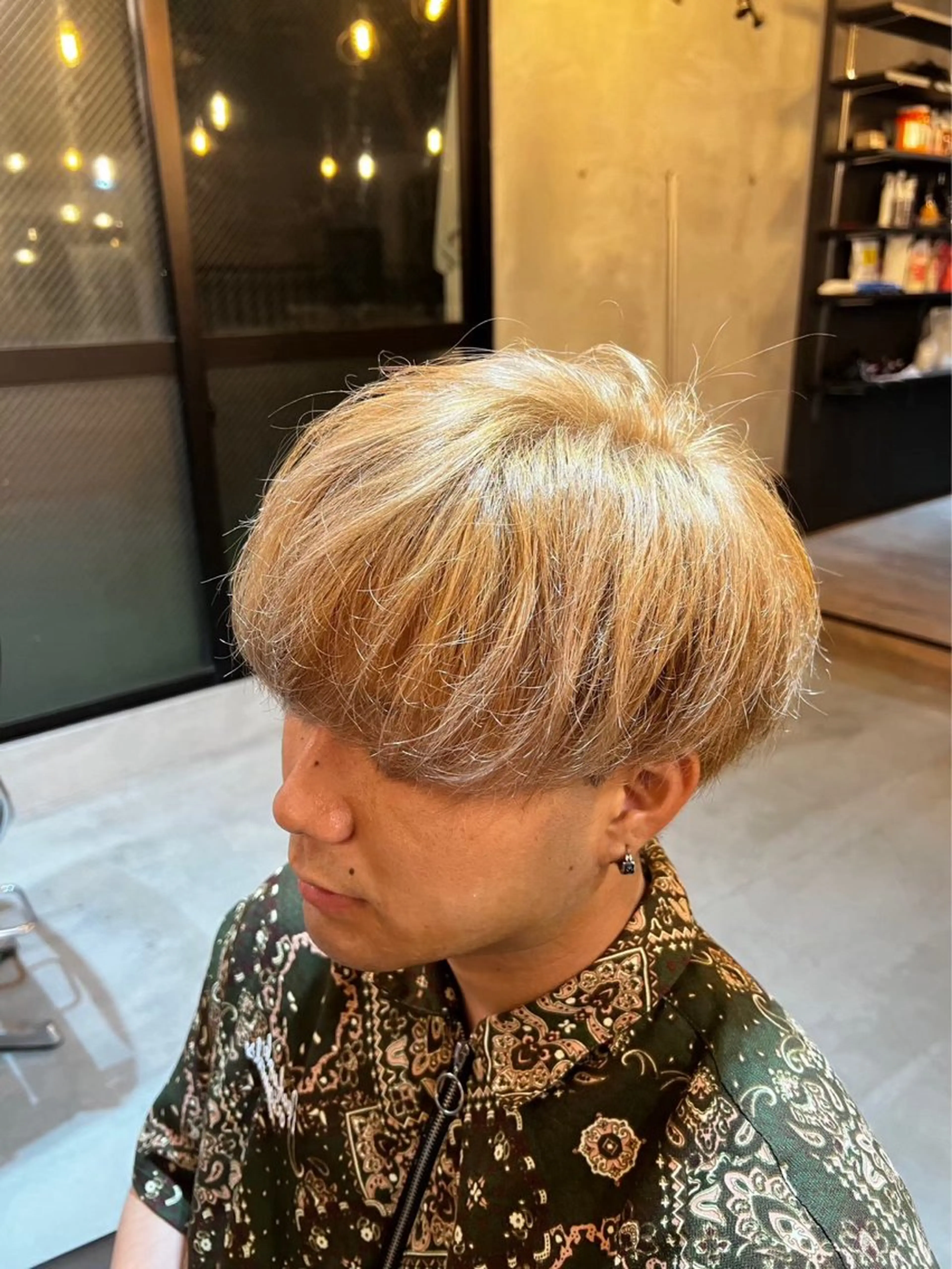 カラー メンズ 石川 歳也のヘアスタイル