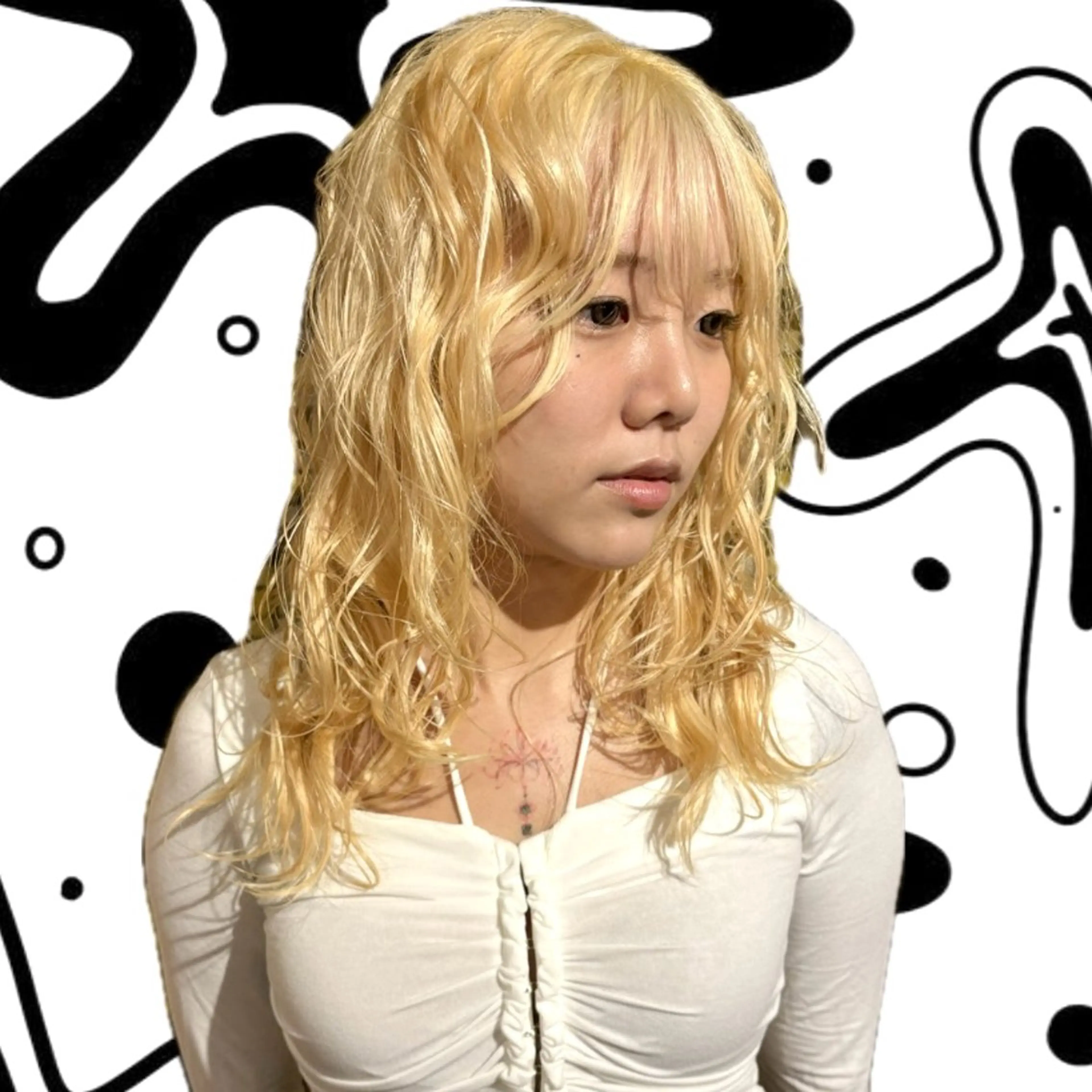 ロング カラー ヘアカラー トリートメント Rena✴︎トレンド ×スタンダードMIXのヘアスタイル