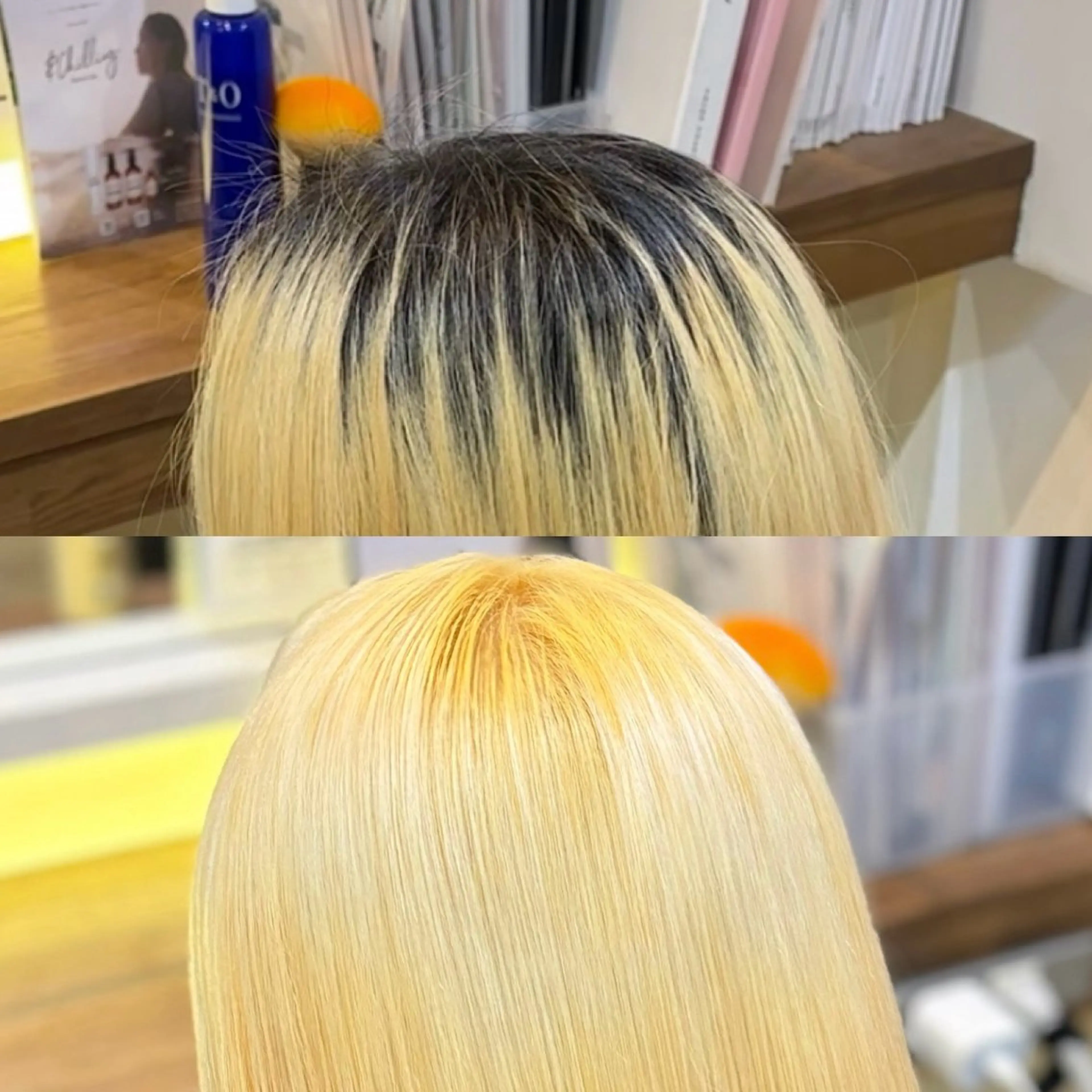 ♡⚡️プリン撃退⚡️♡リタッチブリーチ🪽の写真