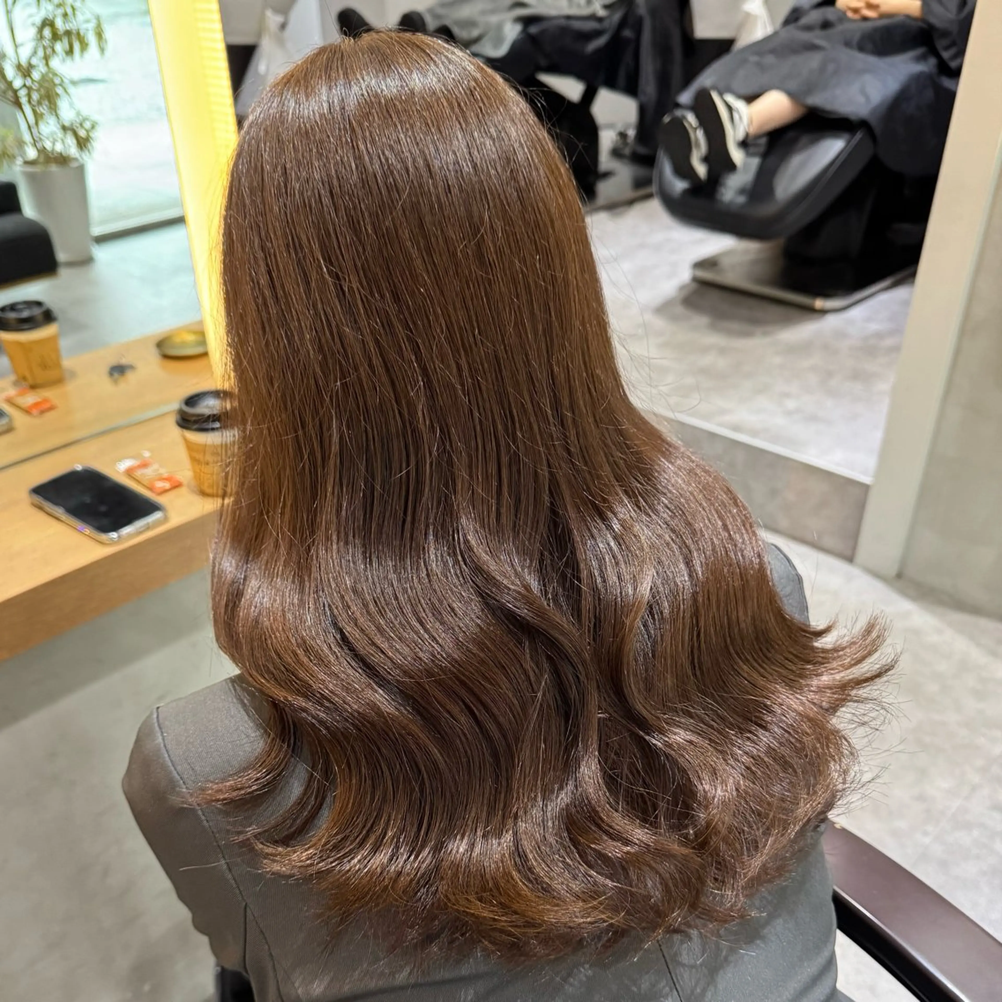 ロング カラー ヘアアレンジ ヘアカラー ブリーチなしカラー /新百合ヶ丘/安形翔のヘアスタイル