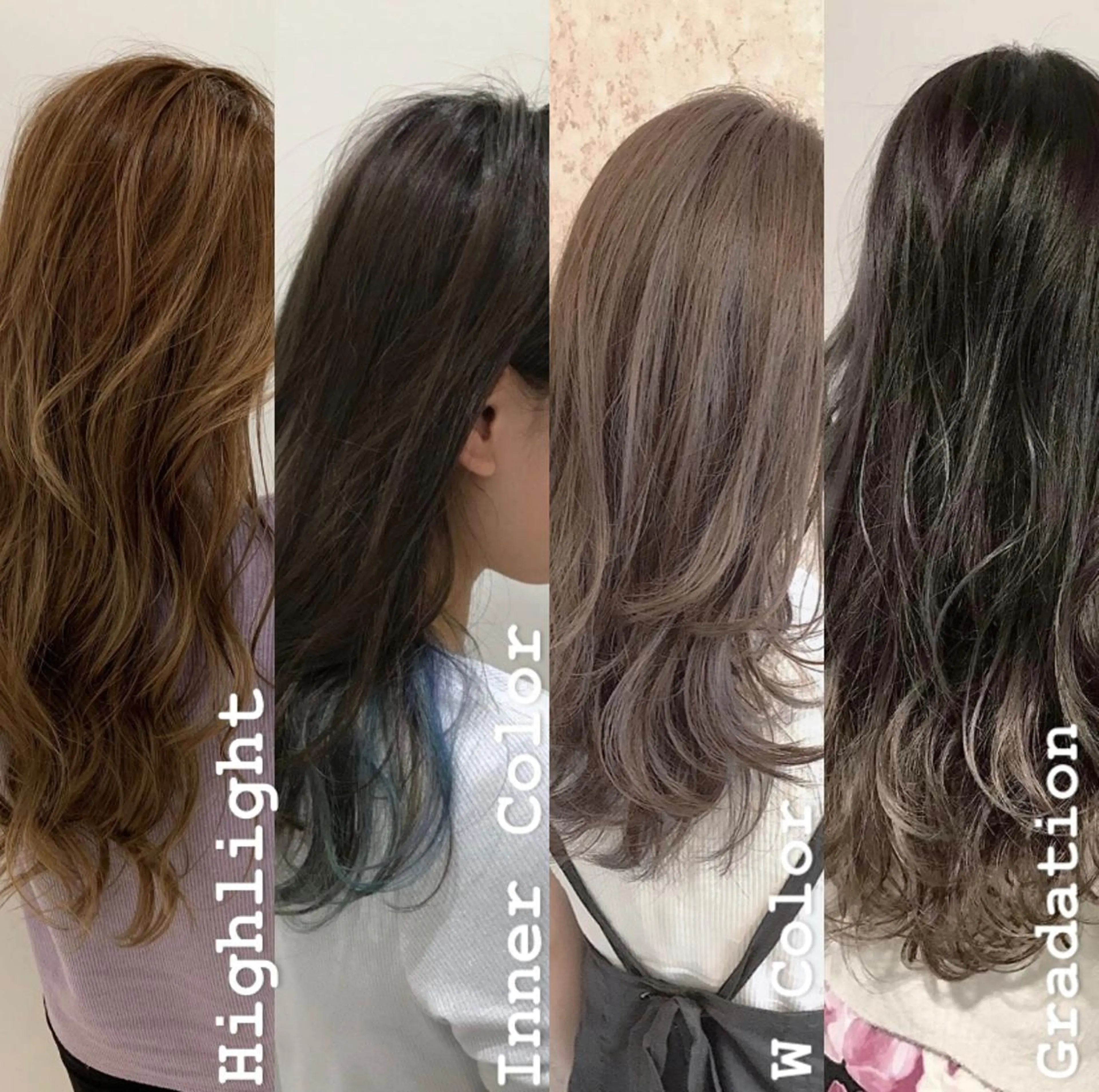 セミロング カラー ヘアアレンジ 透明感カラー ダブルカラー グラデーションカラー ハイライトカラー インナーカラー 髪質改善/美髪ケア ✨岡野右京のヘアスタイル