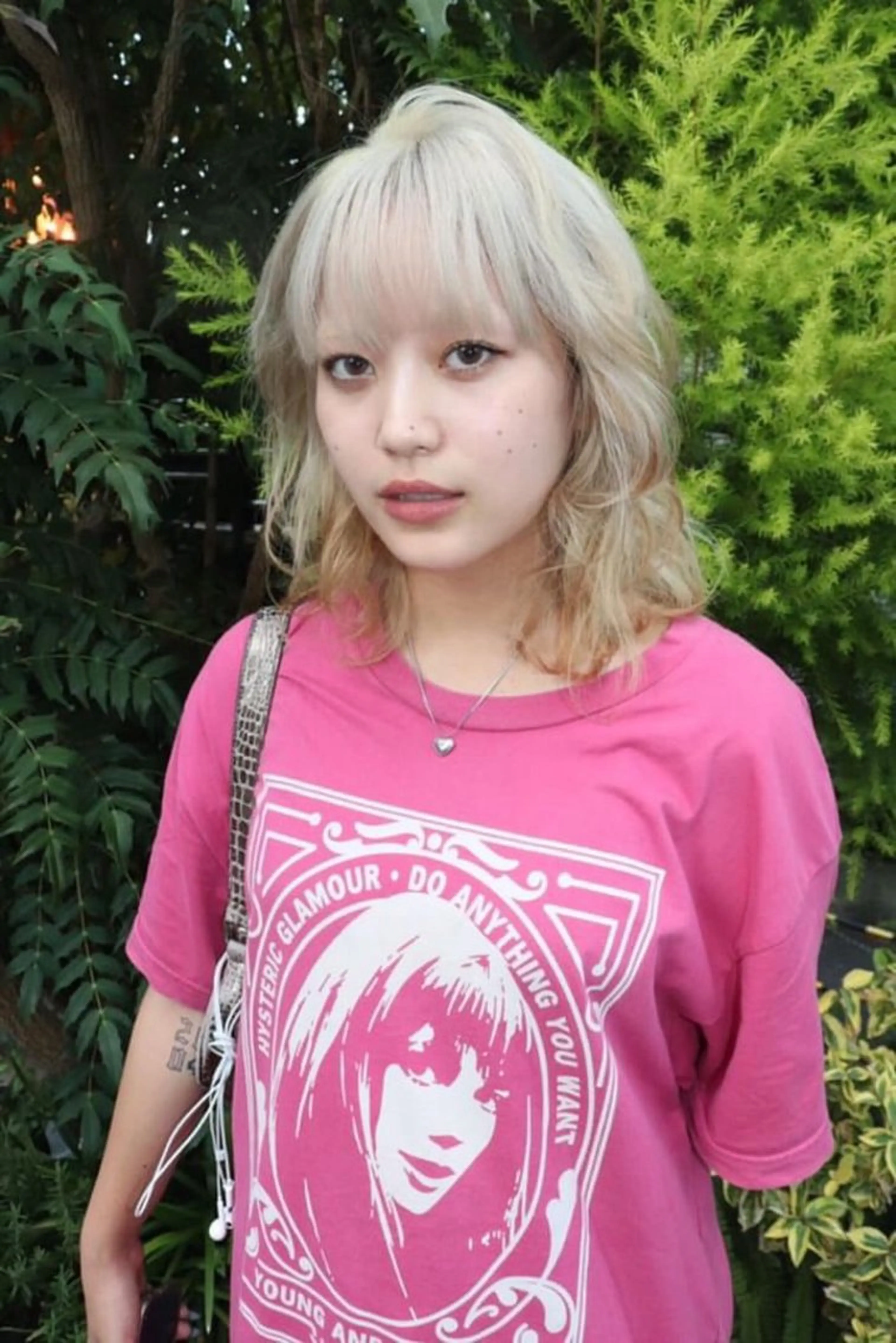 セミロング カラー ヘアアレンジ ヘアカラー @kyoniyy KYONIのヘアスタイル