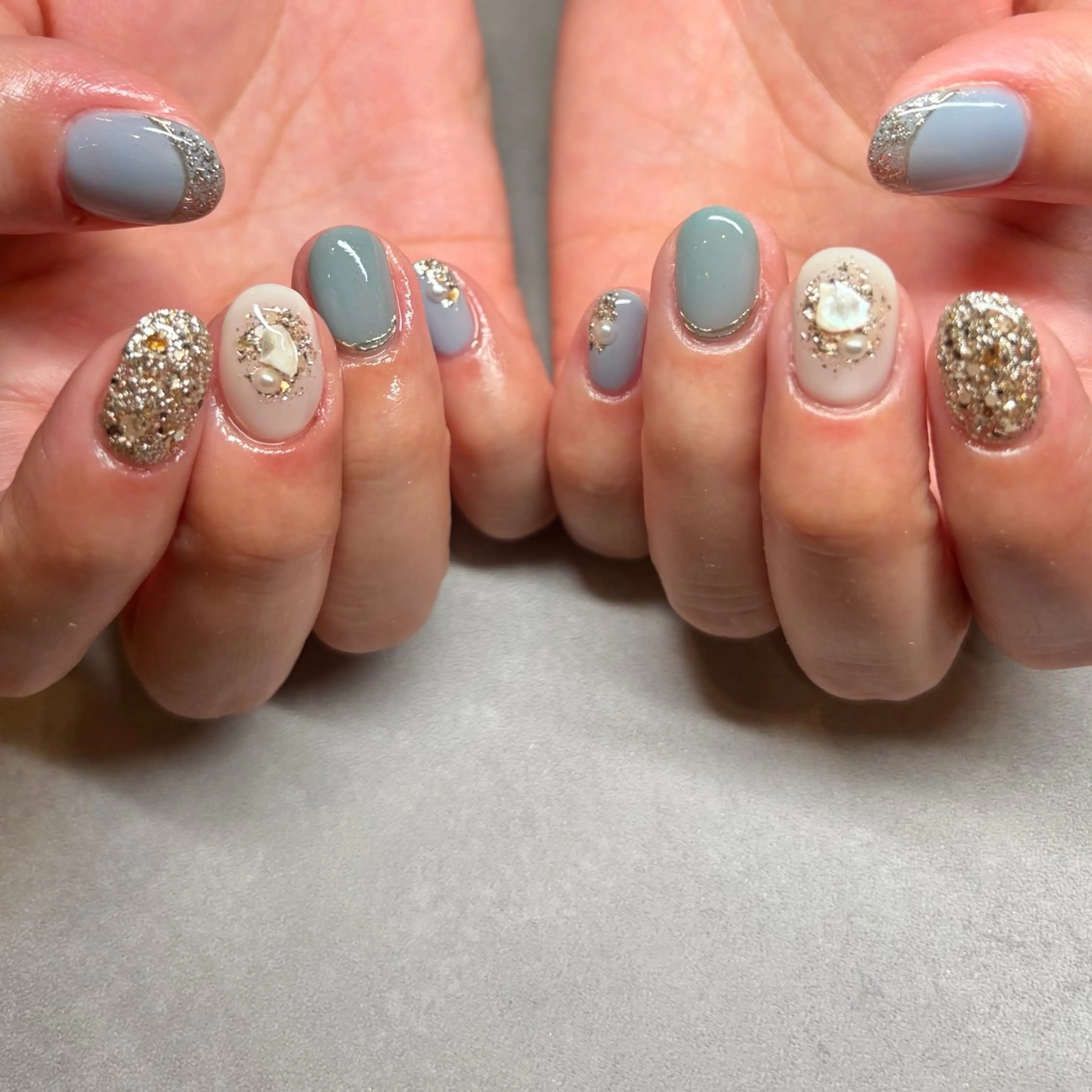 ネイル ハンドネイル YUKO🩶 sofa立川のネイルデザイン