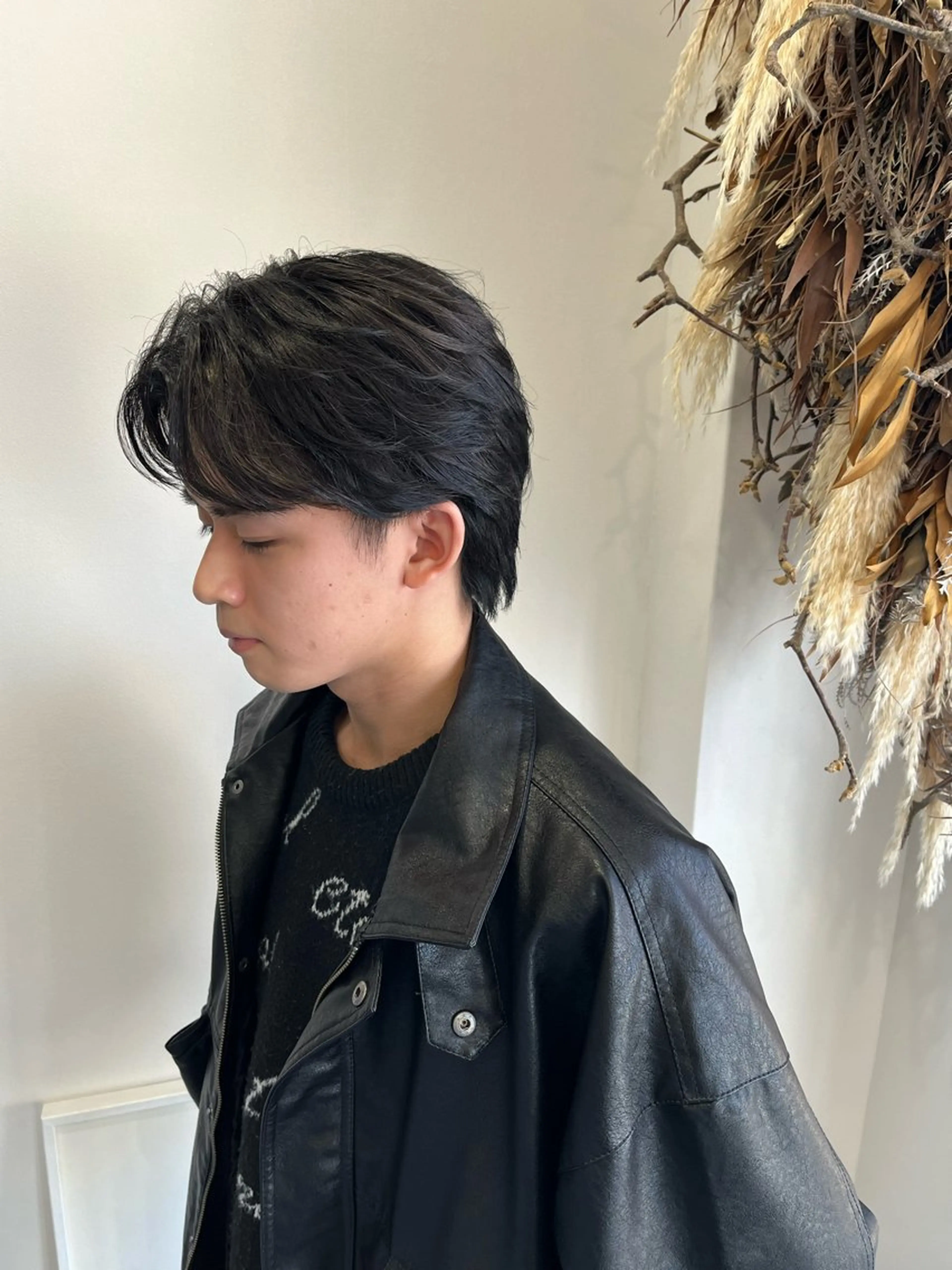 メンズ センターパート 刈り上げ 🖱️ナチュラルヘア 鍋谷美帆🖱️のヘアスタイル