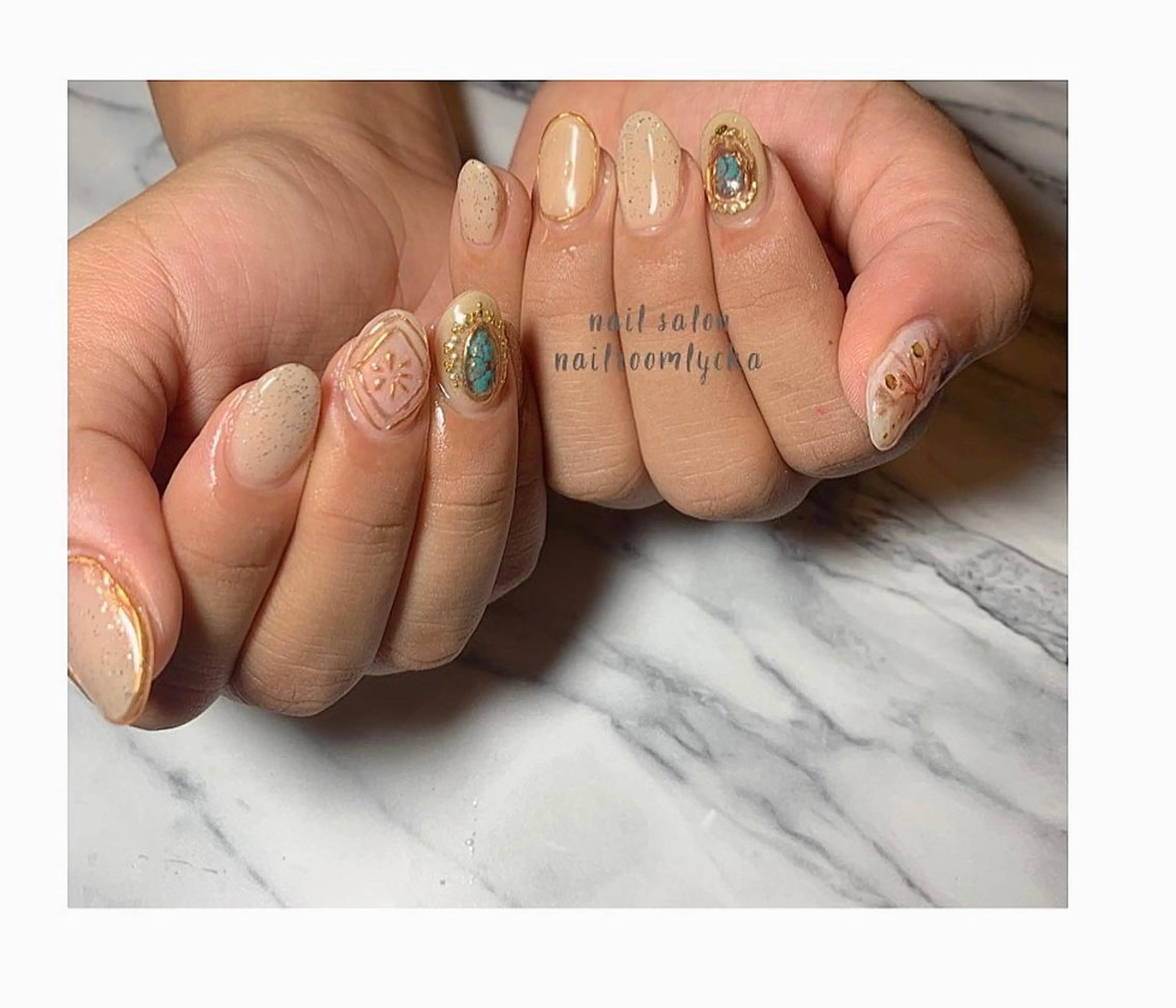 ネイル ﾈｲﾙﾙｰﾑﾘｯｶ 𝐦𝐚𝐲𝐮のネイルデザイン