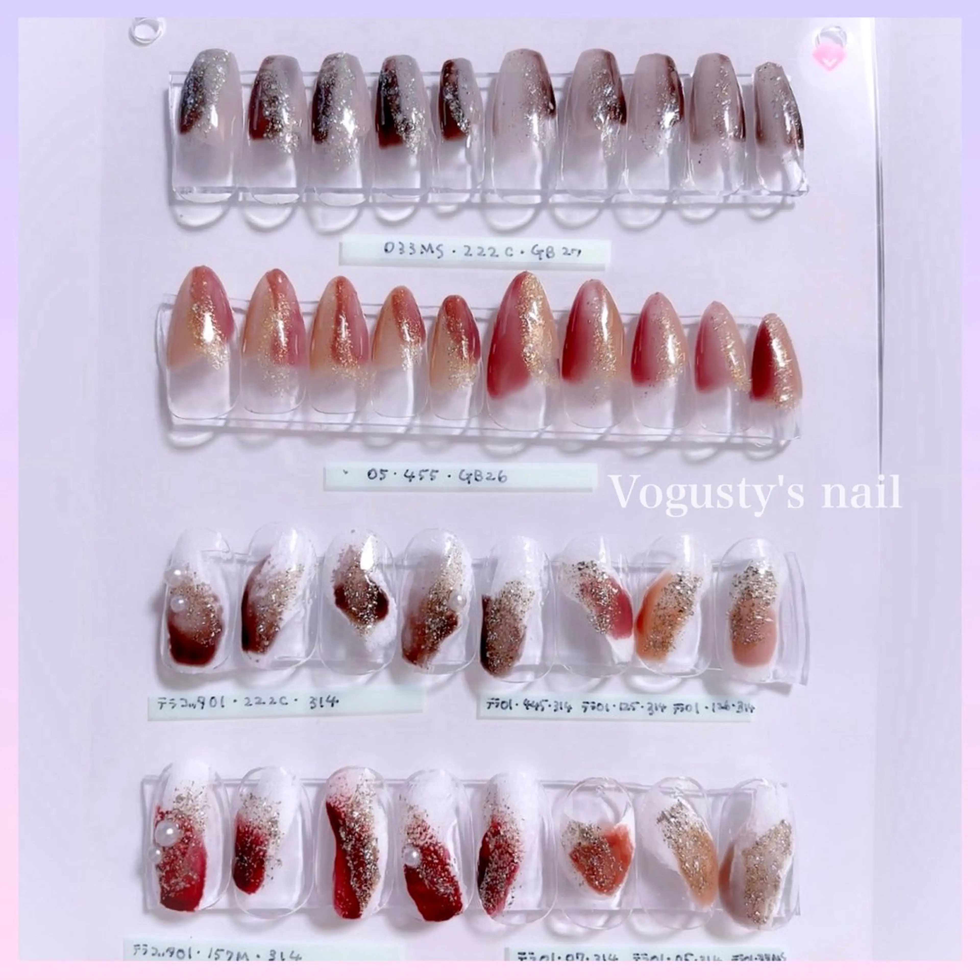 ネイル ニュアンスネイル ボガスティーズネイル 川崎店のネイルデザイン