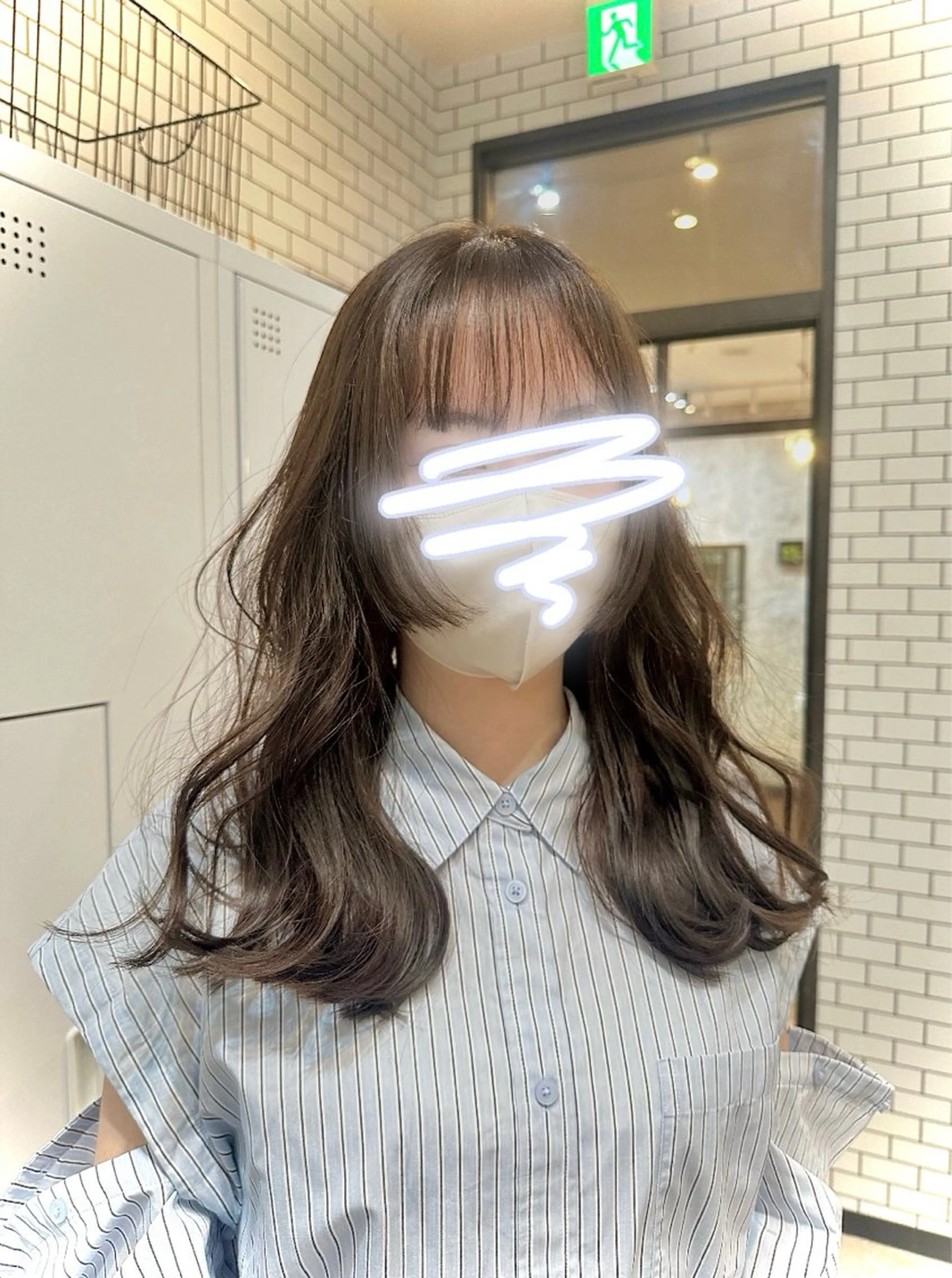 ロング カラー 姫カット Sara newi 🎀透明感🎀のヘアスタイル