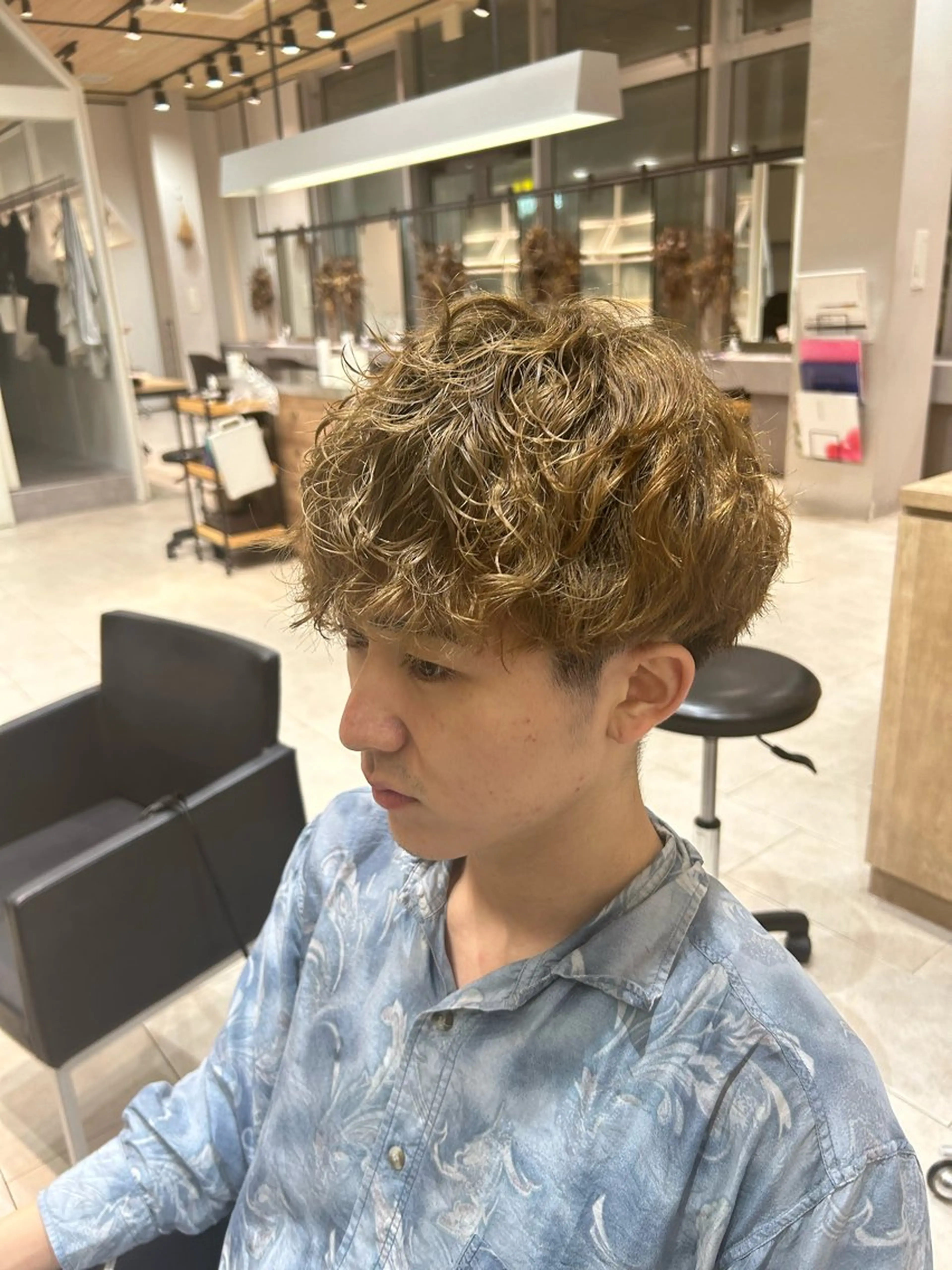 パーマ スパイラルパーマ Lolonois 森ノ宮【 yui 】のヘアスタイル