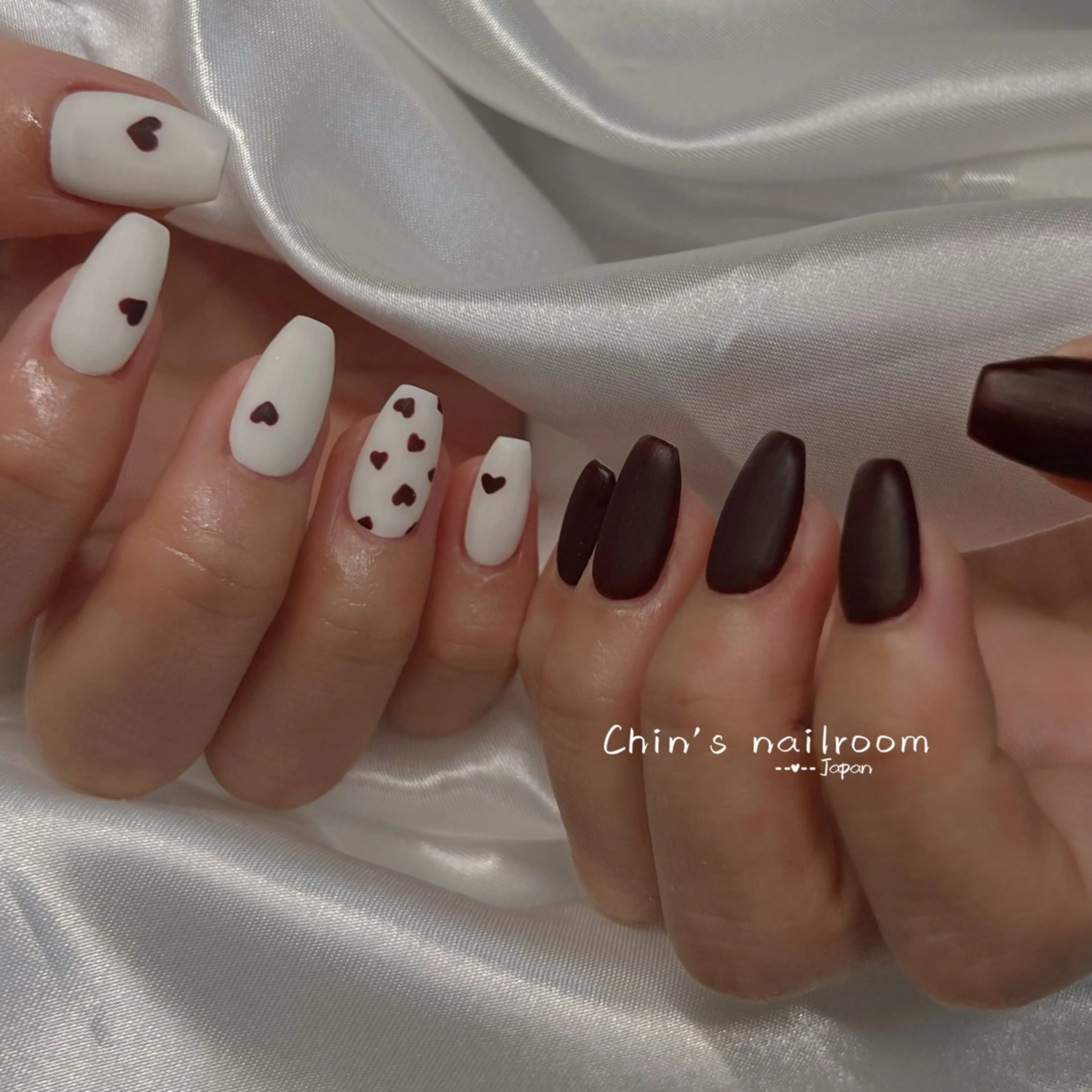 ネイル 韓国ネイル ワンホンネイル Kawaii ChibaNailのネイルデザイン