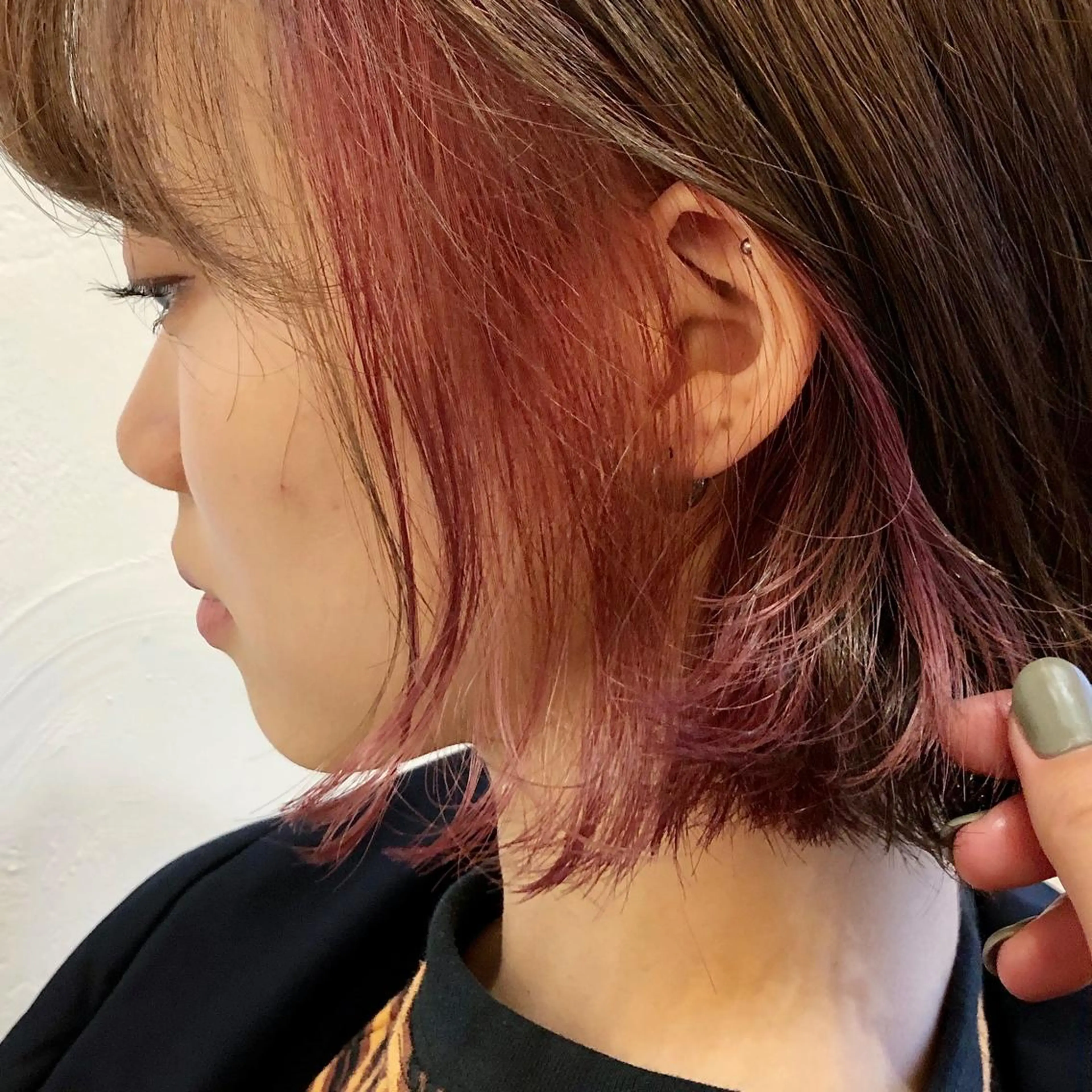 ミディアム カラー インナーカラー 伊藤ゆかり/髪質改善 /透明感カラーのヘアスタイル