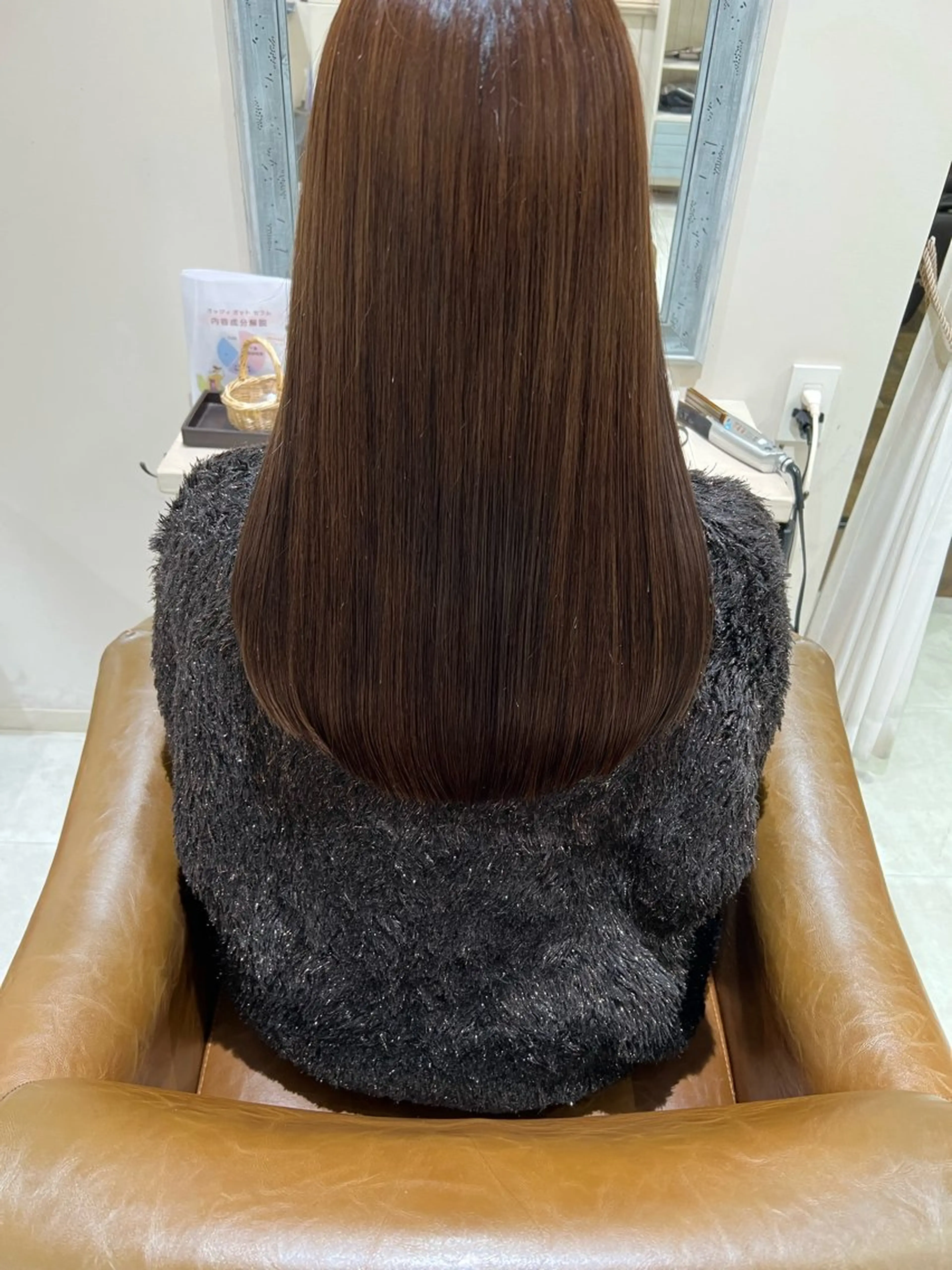 ロング カット 縮毛矯正 トリートメント 美髪矯正特化 花川大樹のヘアスタイル