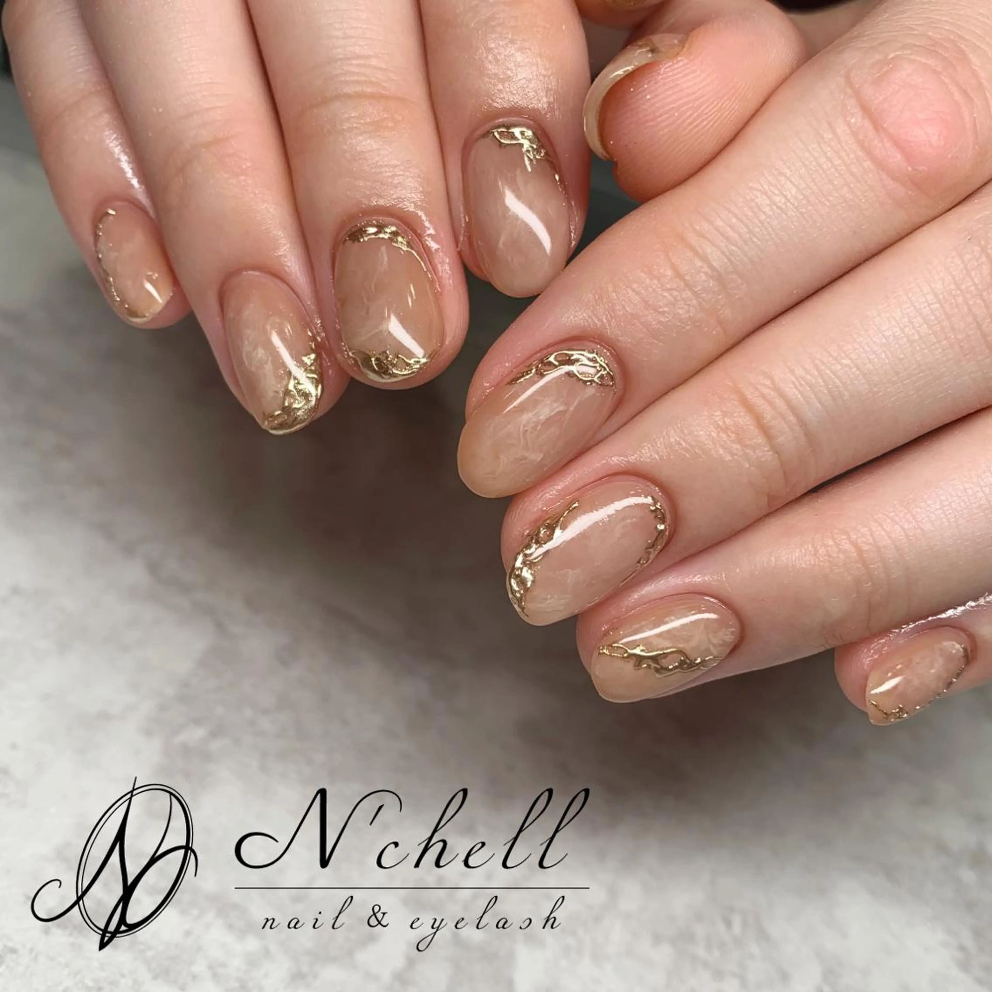 ネイル ニュアンスネイル ハンドネイル Nailist Minekiのネイルデザイン