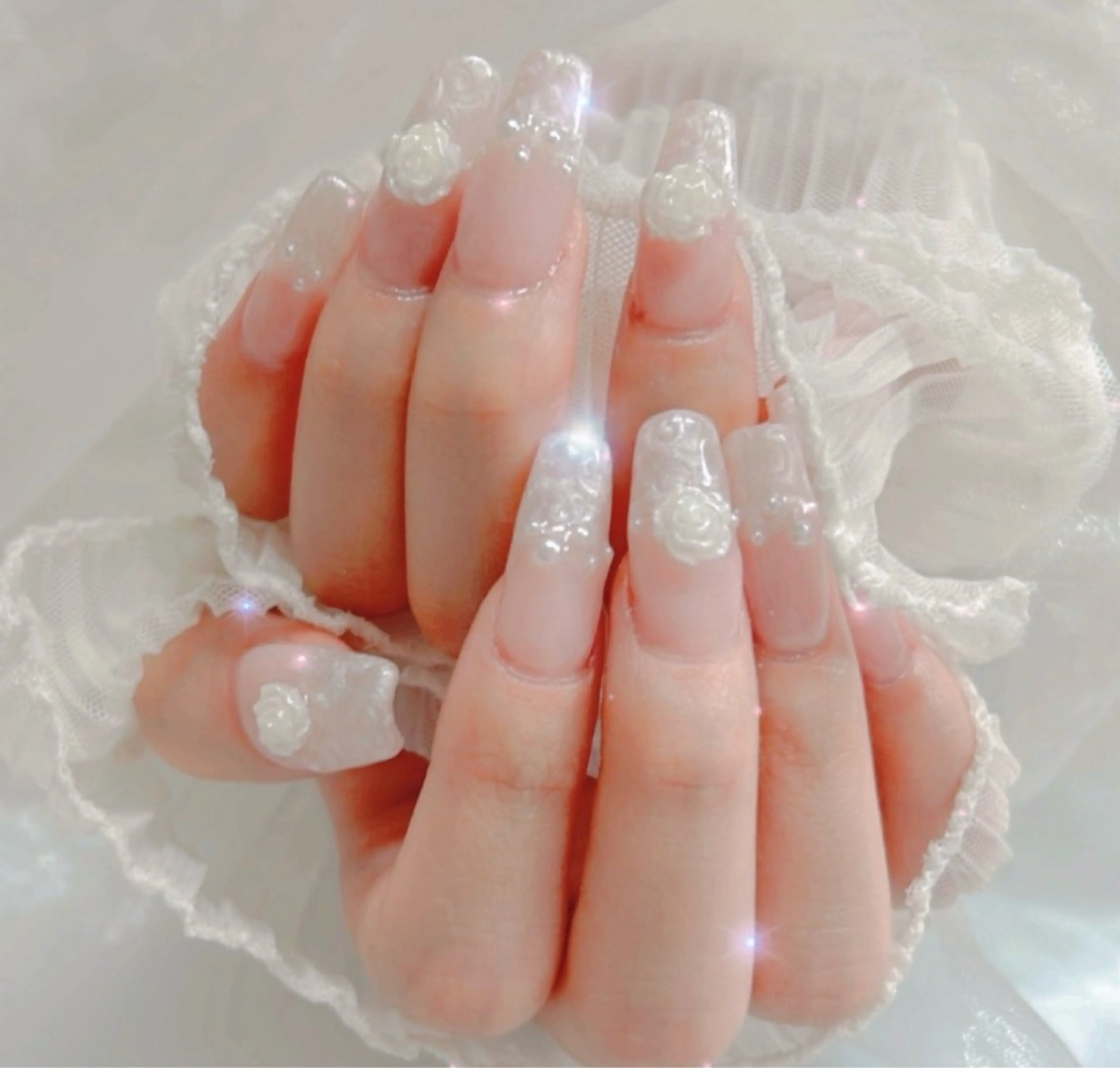 ネイル スカルプネイル ワンホンネイル 冬ネイル エムネイル サロンのネイルデザイン