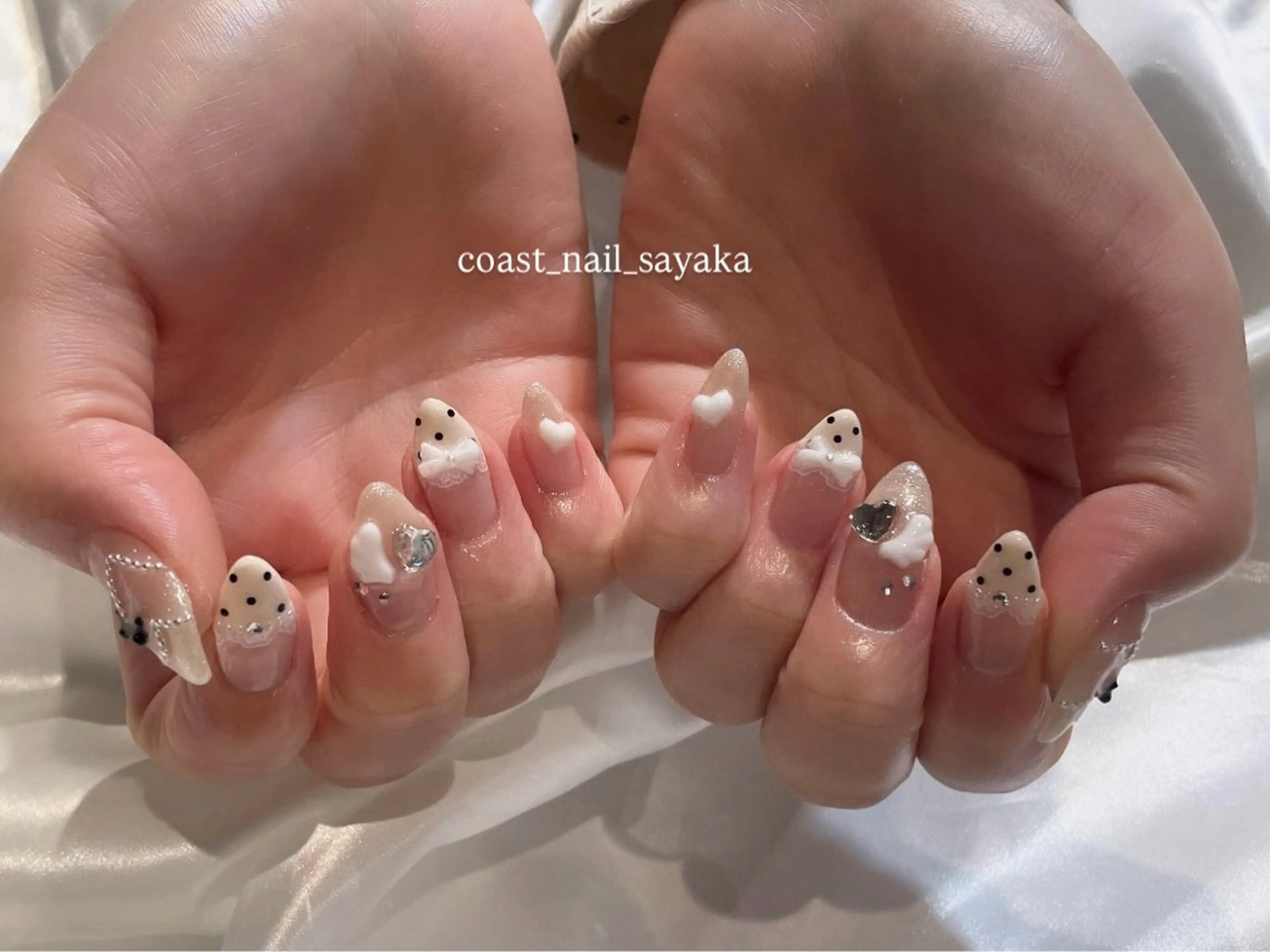ネイル ハンドネイル HOSHI ⭐️辻堂 /藤沢ガーリーネイルのネイルデザイン