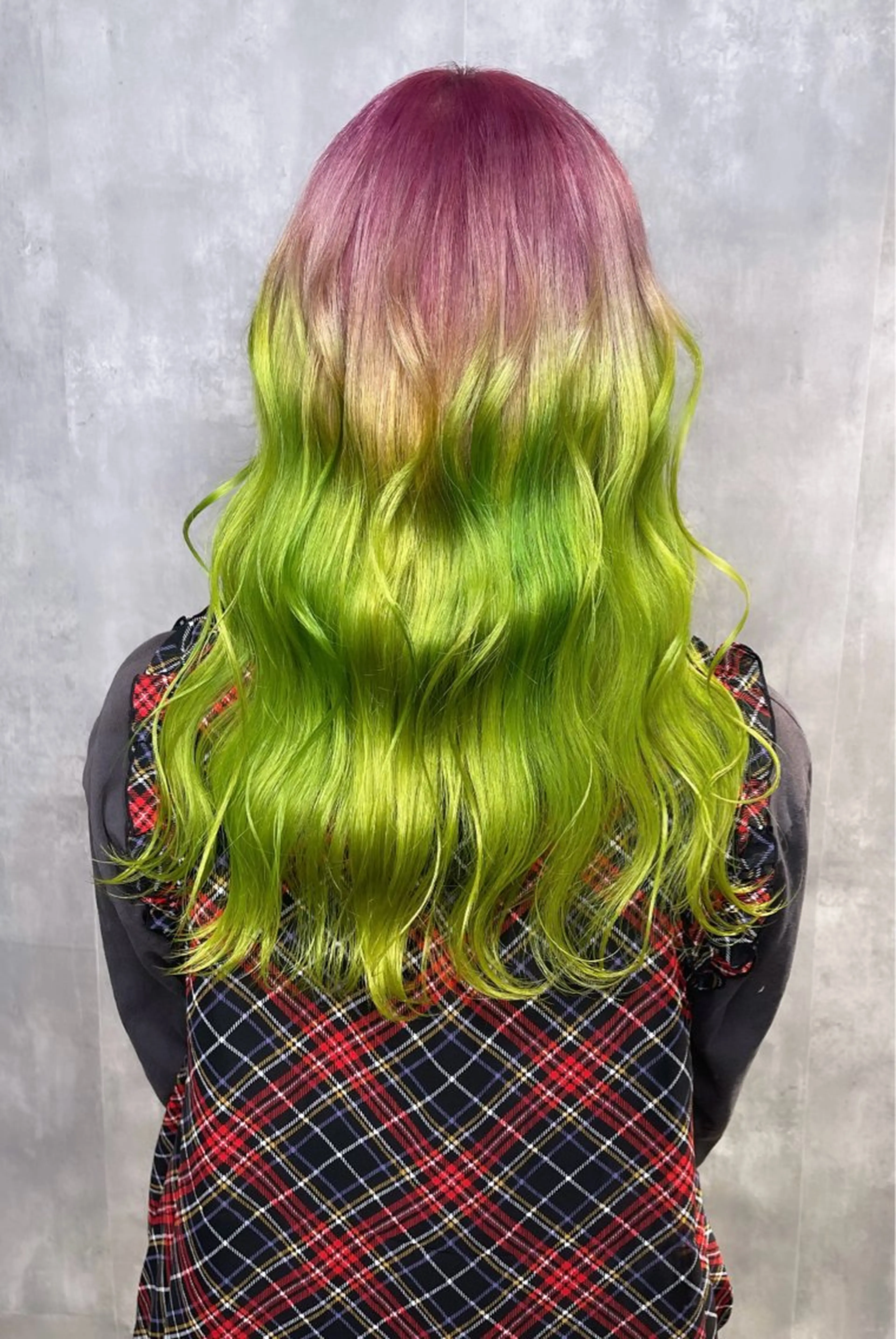 ロング カラー ブリーチ デザインカラー ハイトーンカラー ムラ修正/ ハイトーン💖Riaのヘアスタイル