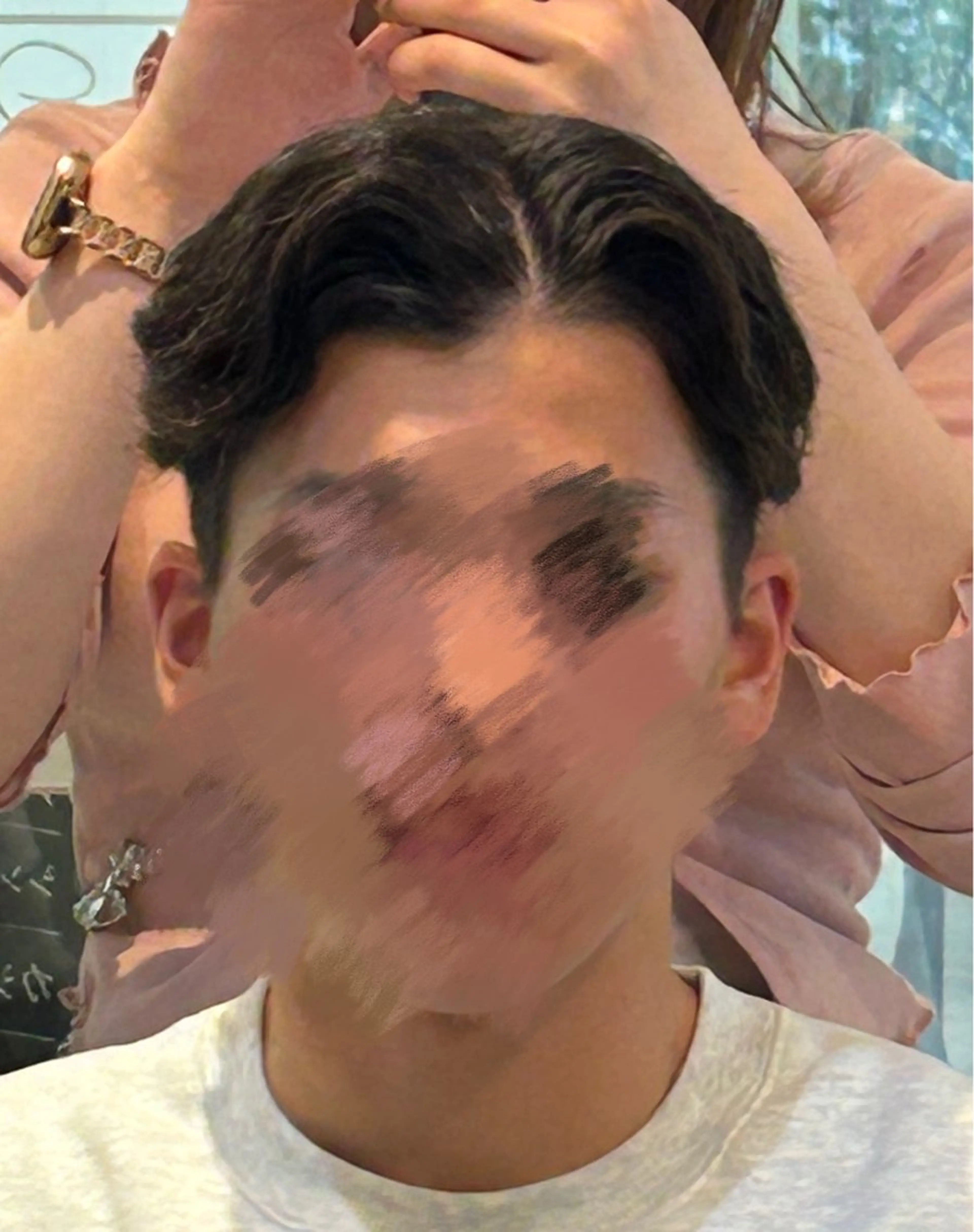 パーマ メンズ パーマ 縮毛矯正/カット/ 韓国ヘア/蛯原🍤のヘアスタイル