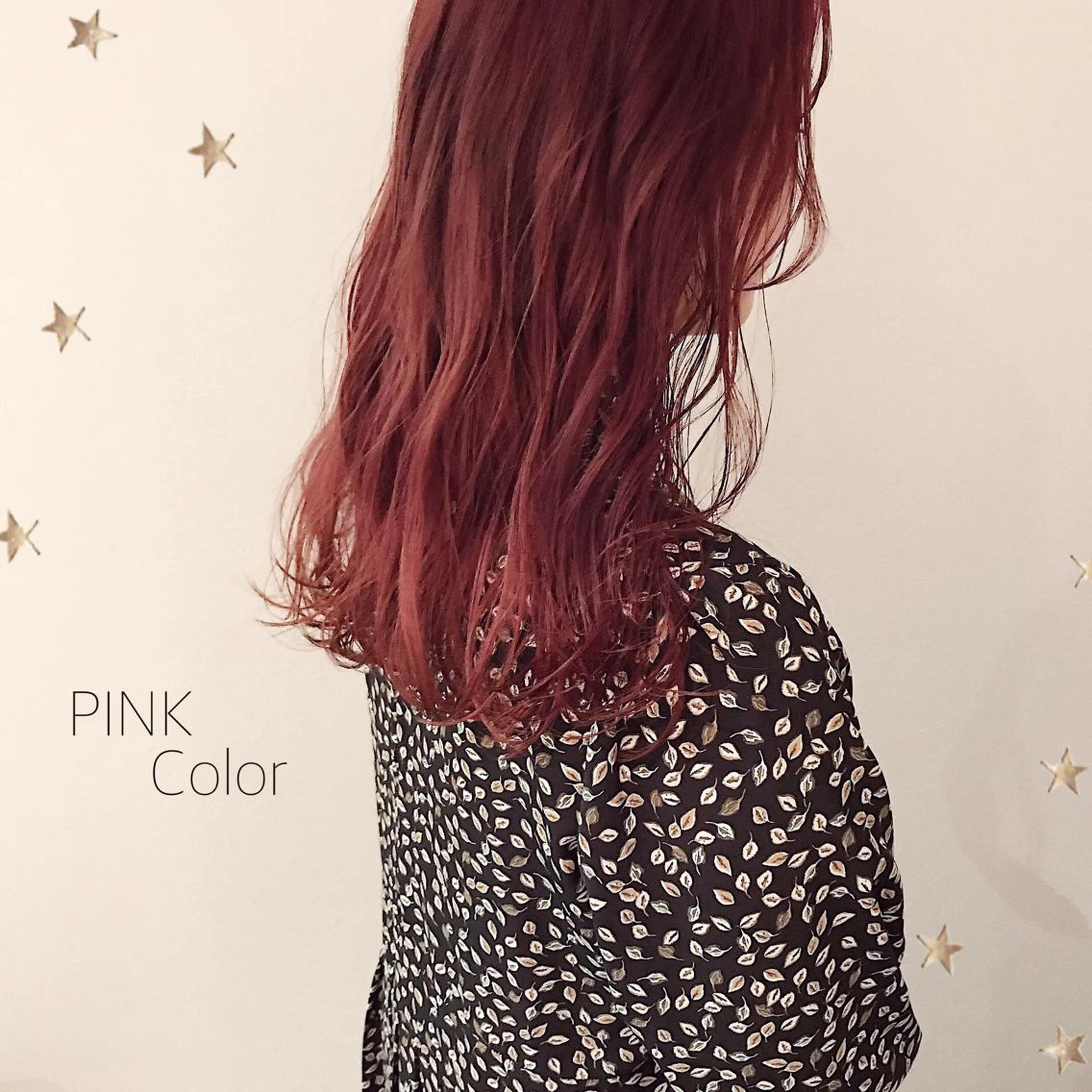 ミディアム カラー ヘアカラー 市川 千夏のヘアスタイル