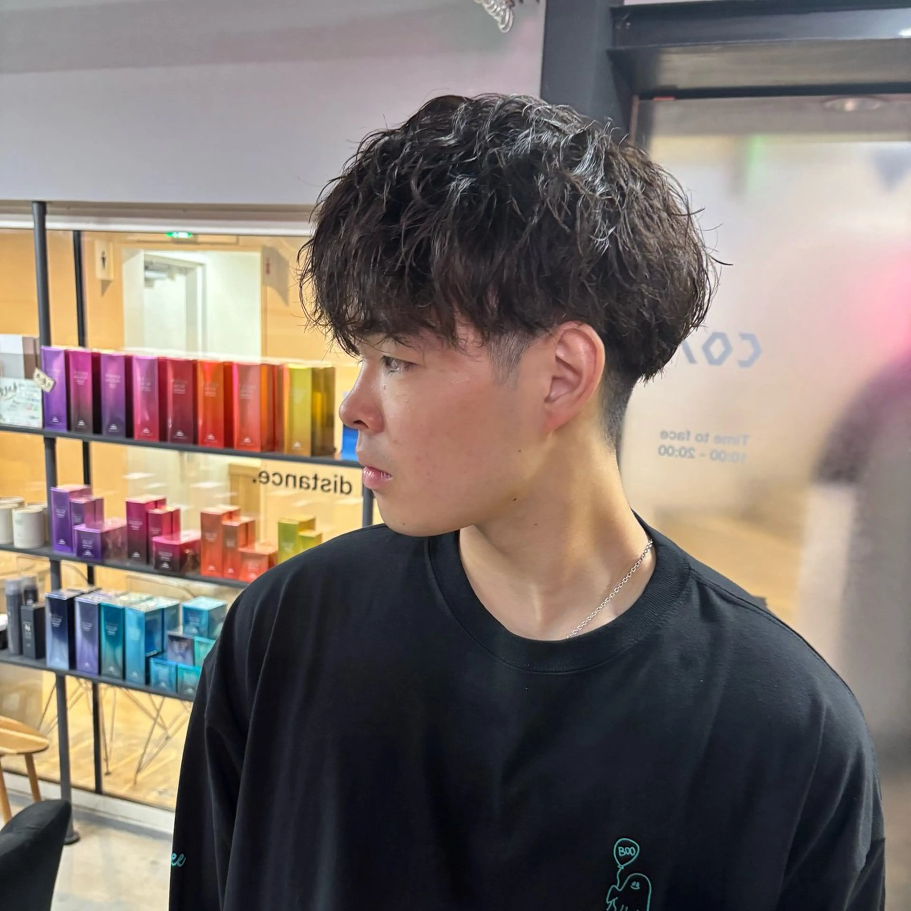 ショート パーマ カット パーマ 札幌パーマ/ レイヤー/後藤海音のヘアスタイル