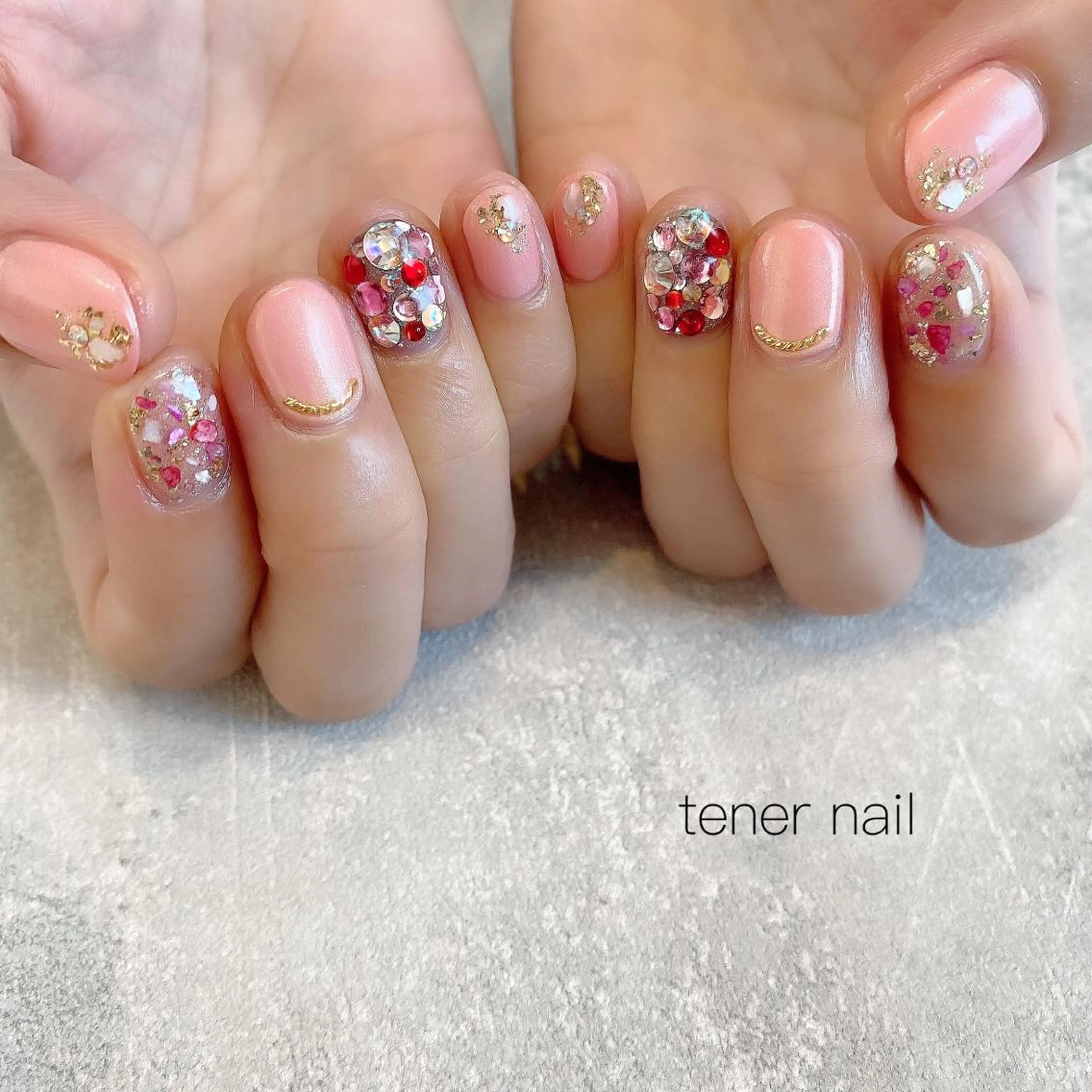 ネイル キラキラネイル テネルネイル tener nailのネイルデザイン