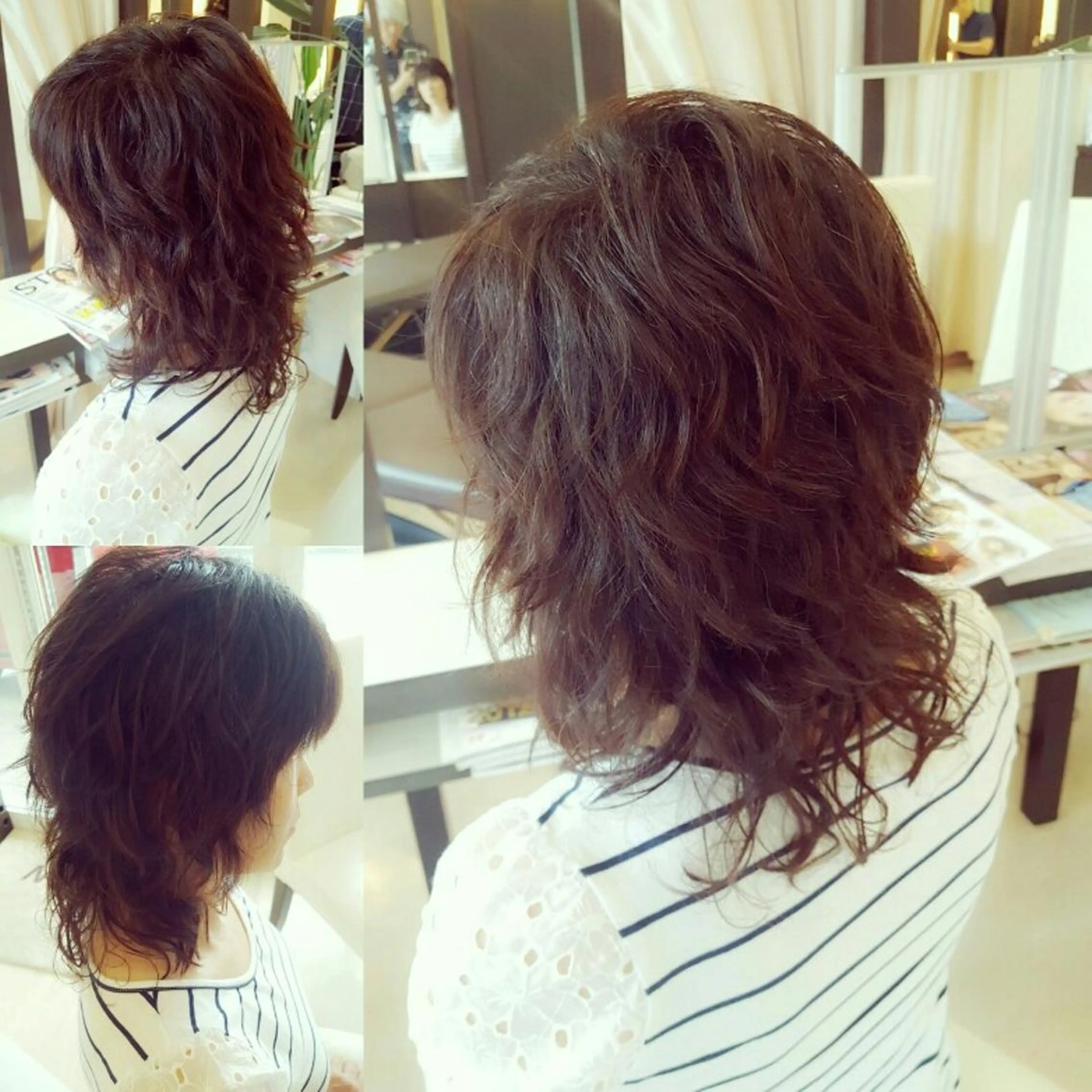 ミディアム 森下 勝誠のヘアスタイル