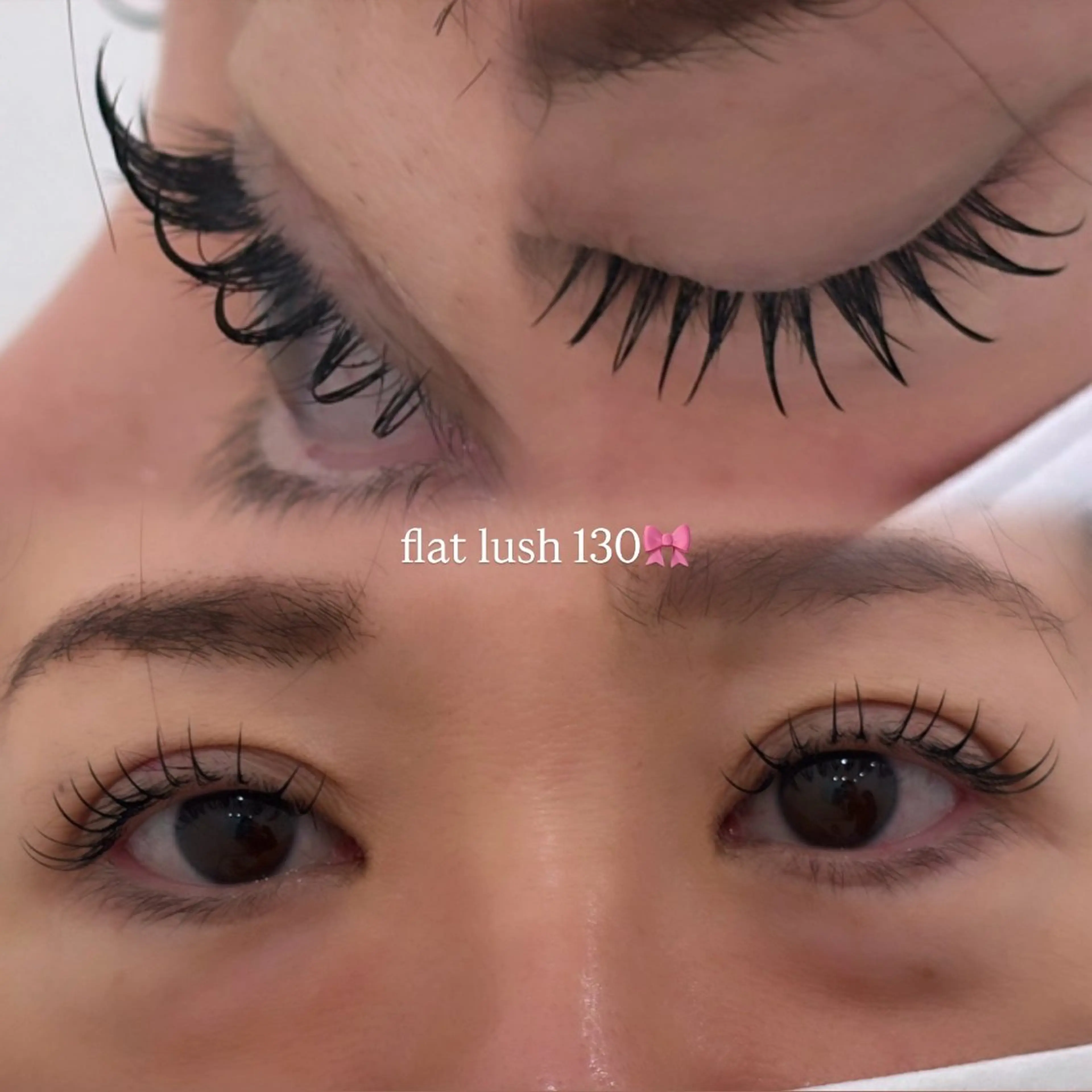 マツエク・マツパ 束感まつ毛 Cカール フラットラッシュ 目尻長め nanami🎀 Buddishのマツエク・マツパデザイン