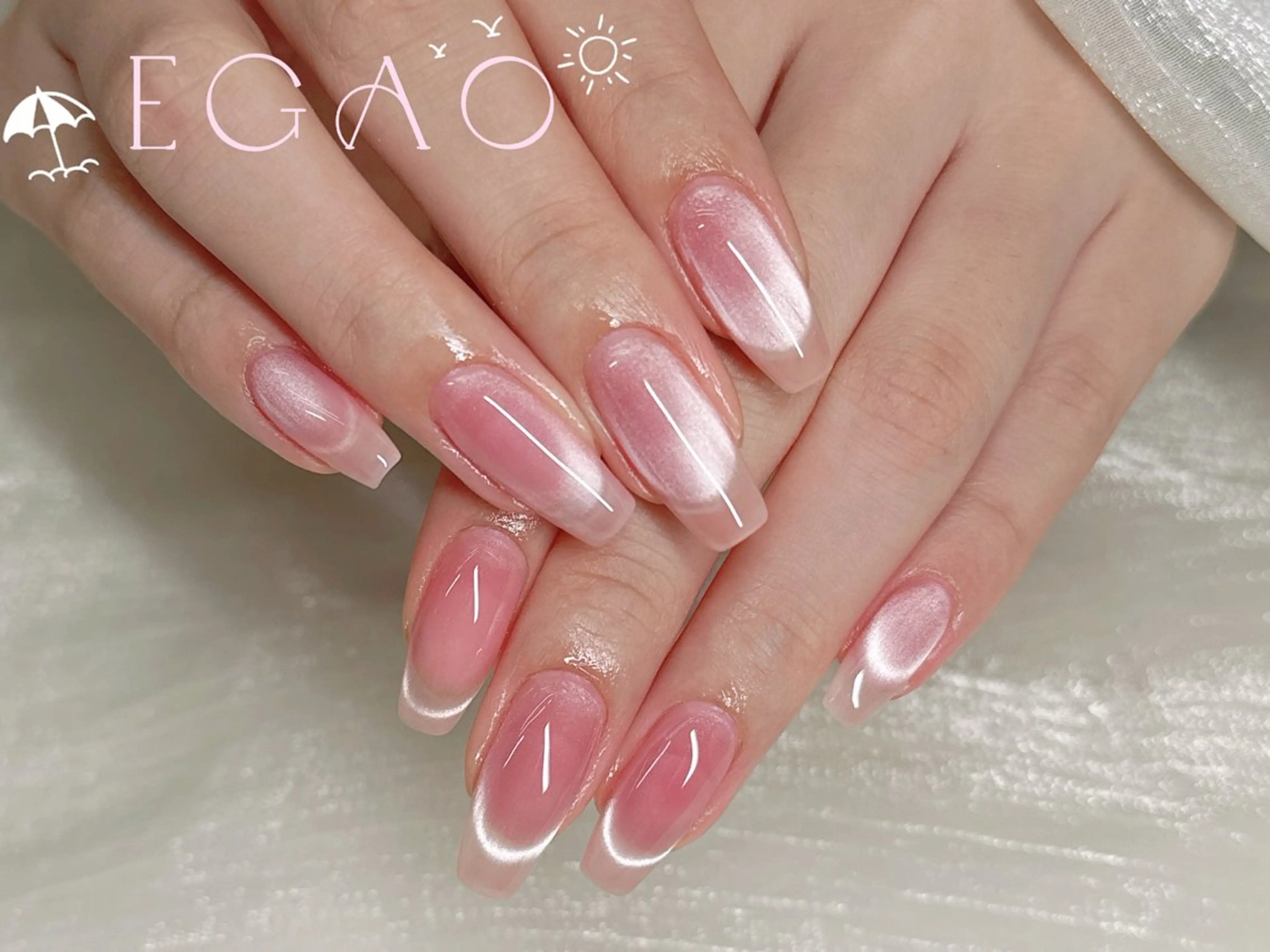 ネイル アートネイル フットネイル フレンチネイル ジェルネイル グラデーション ハンドネイル Egao Nail錦糸町店のネイルデザイン