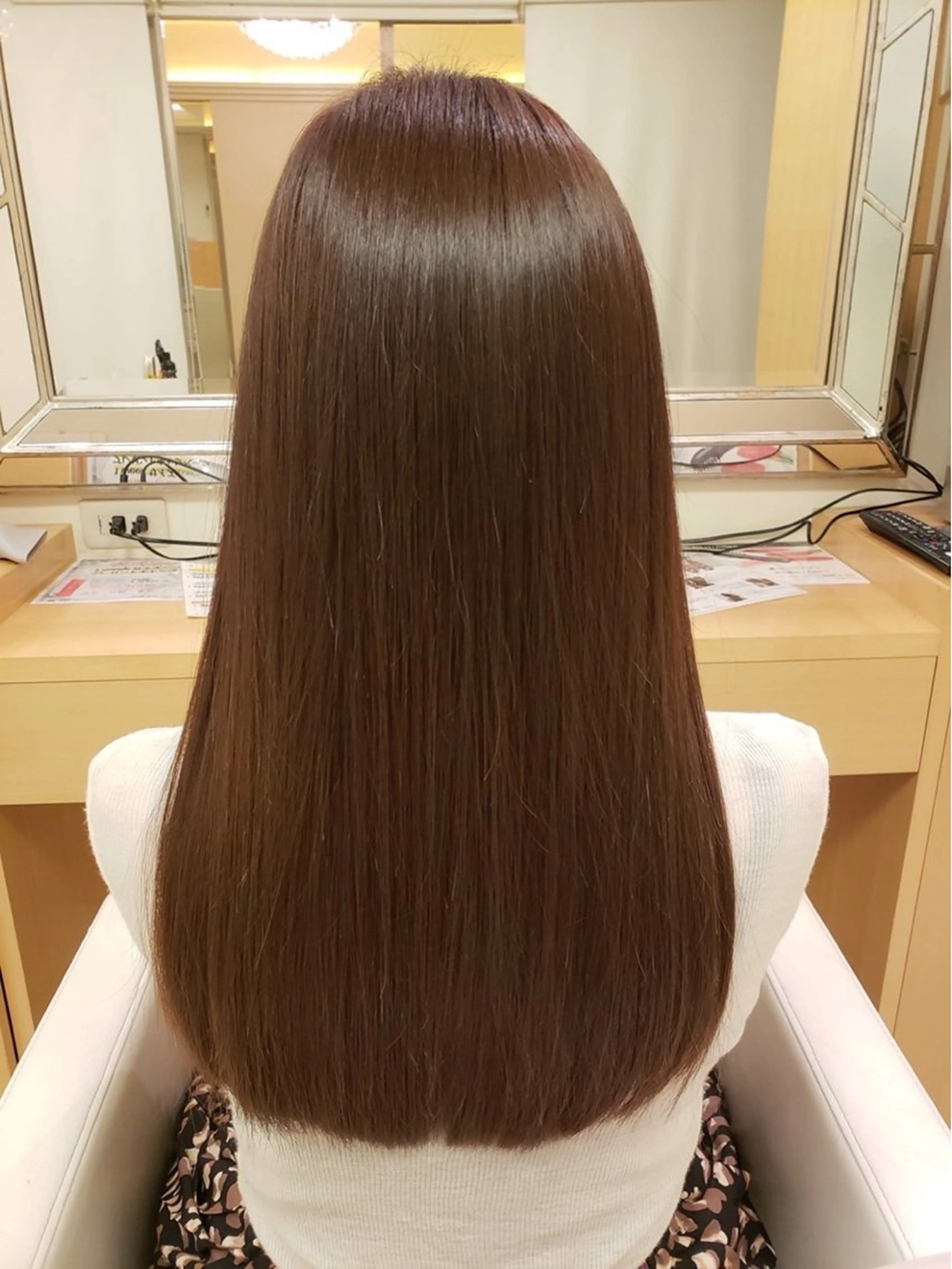 パーマ 髪質改善 ストレートパーマ 落合しほ/韓国ヘア/ 髪質改善/縮毛矯正のヘアスタイル