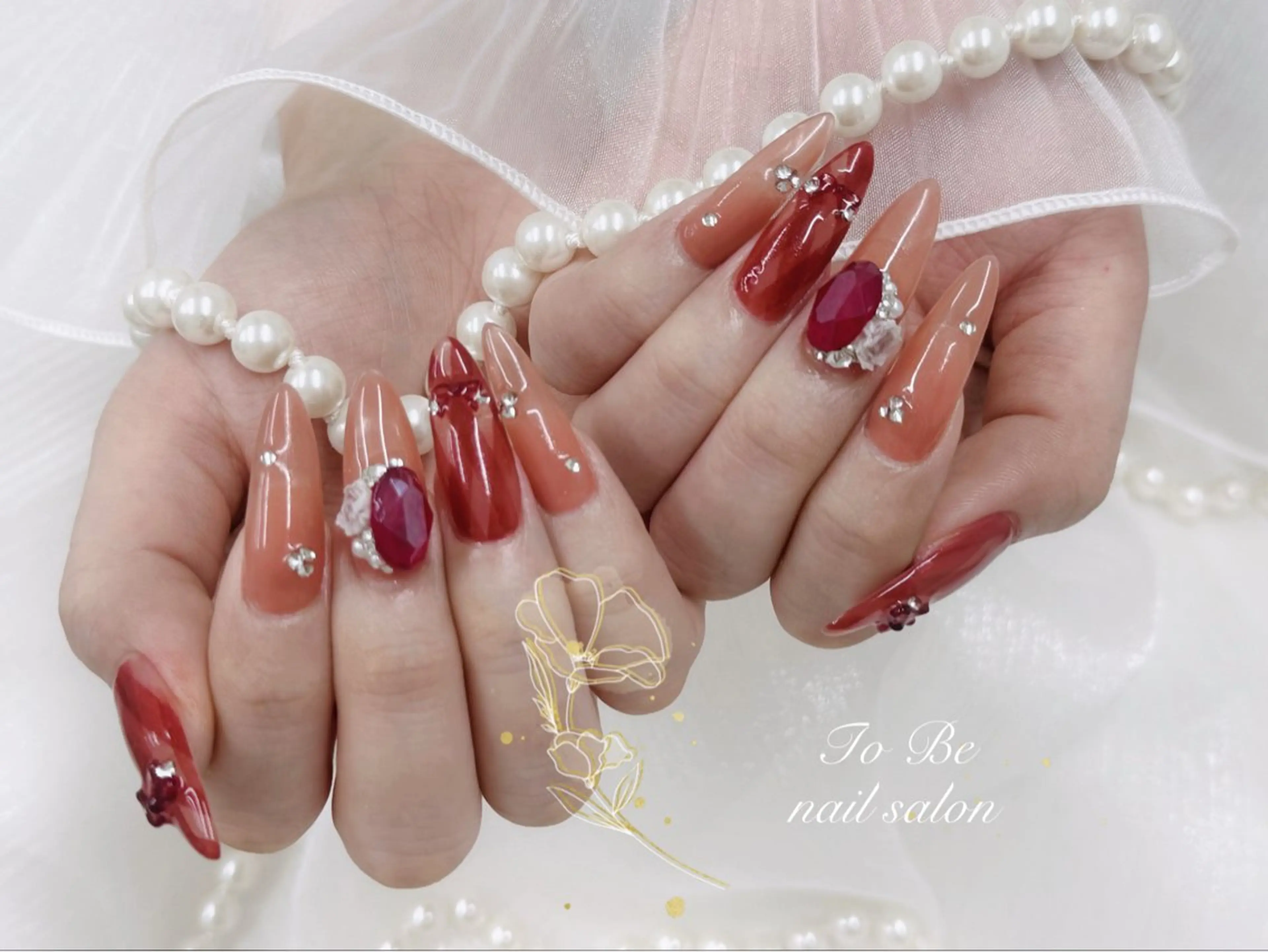 ネイル ハンドネイル Nail Salon To Be珈月のネイルデザイン