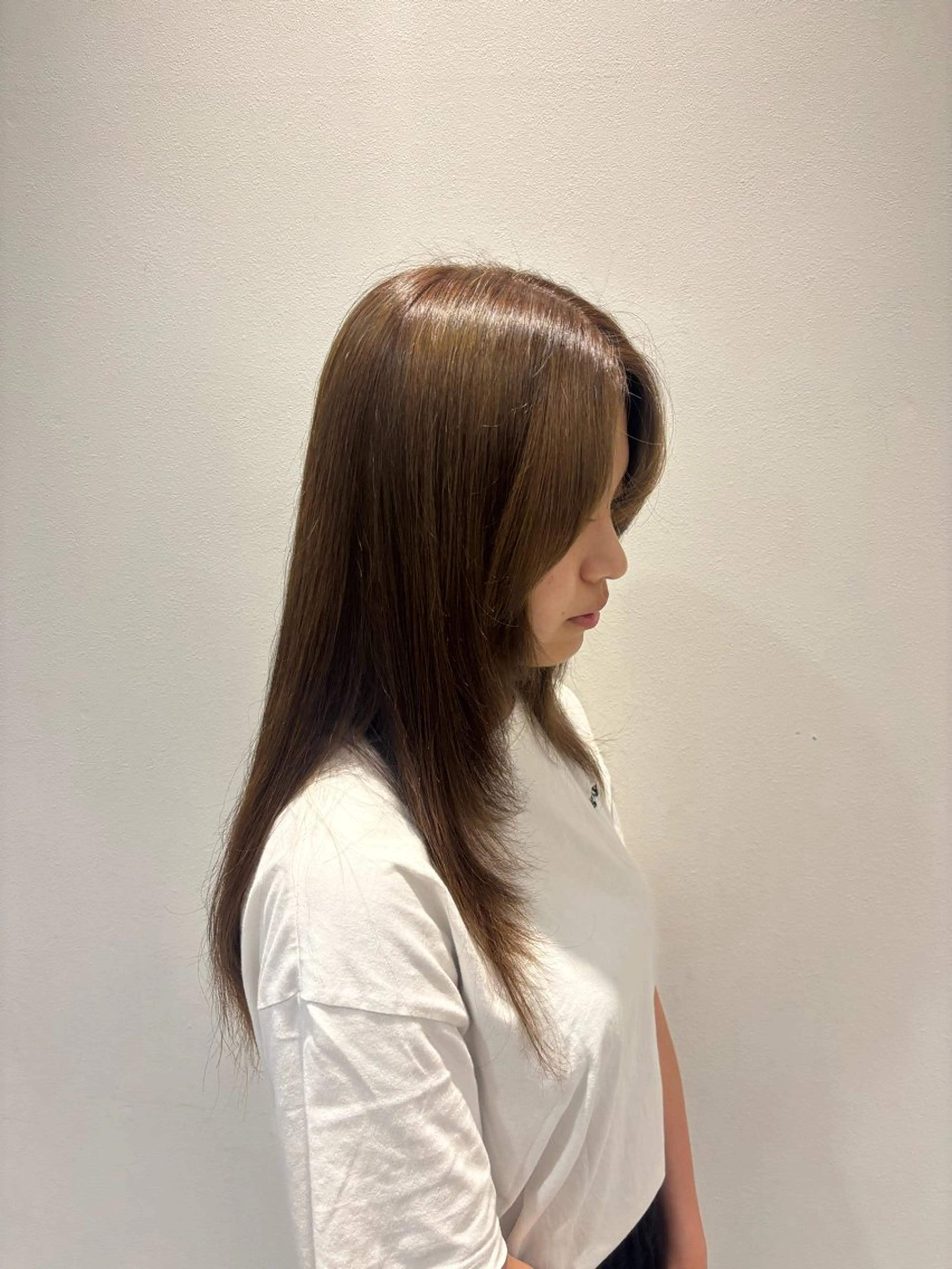 ロング カラー オリーブカラー Earth 岩槻店 suzuのヘアスタイル