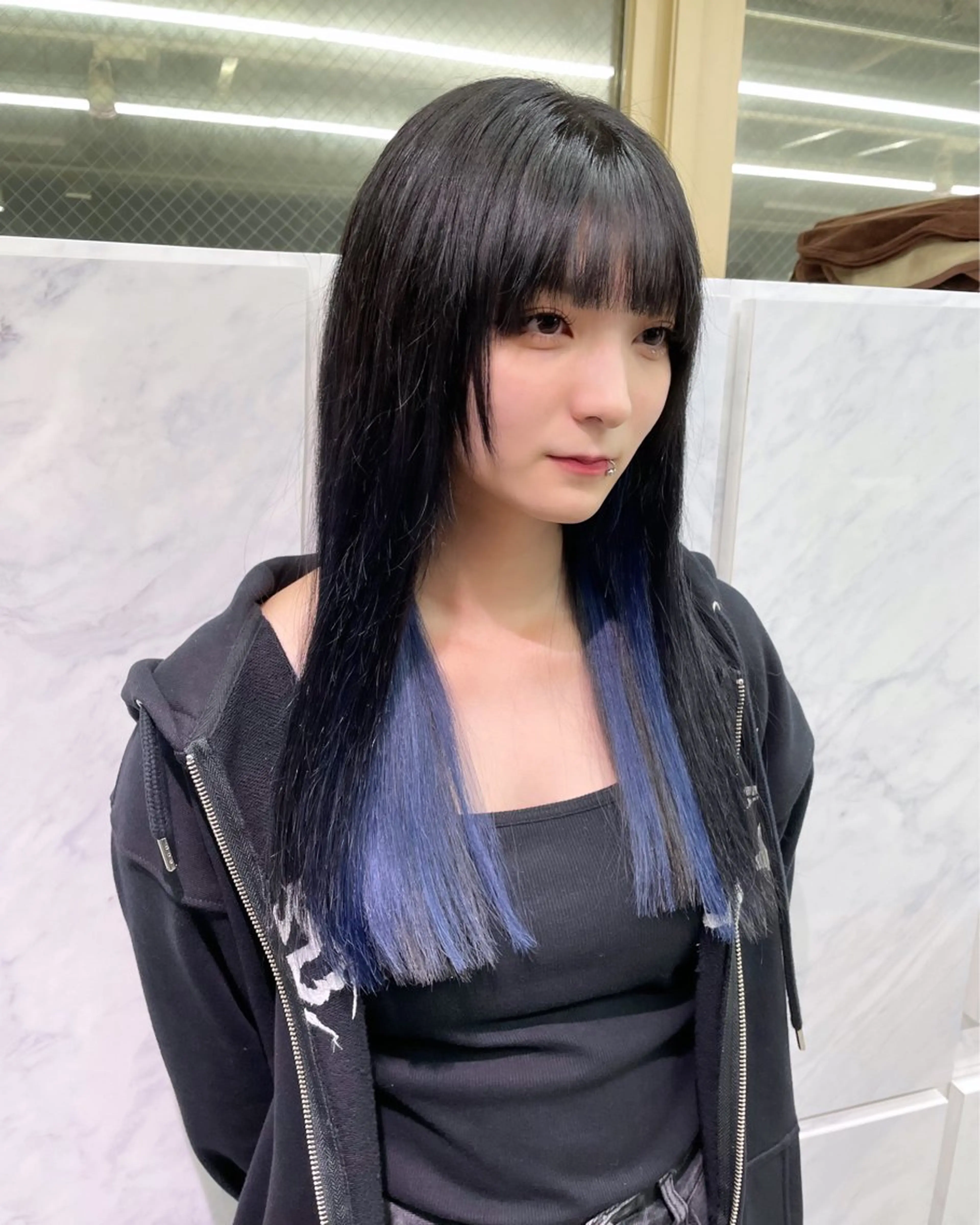 ロング カラー ヘアアレンジ プルエクステ エクステ ヘアカラー トリートメント 🎀プルエクステ みまひかる🎀のヘアスタイル