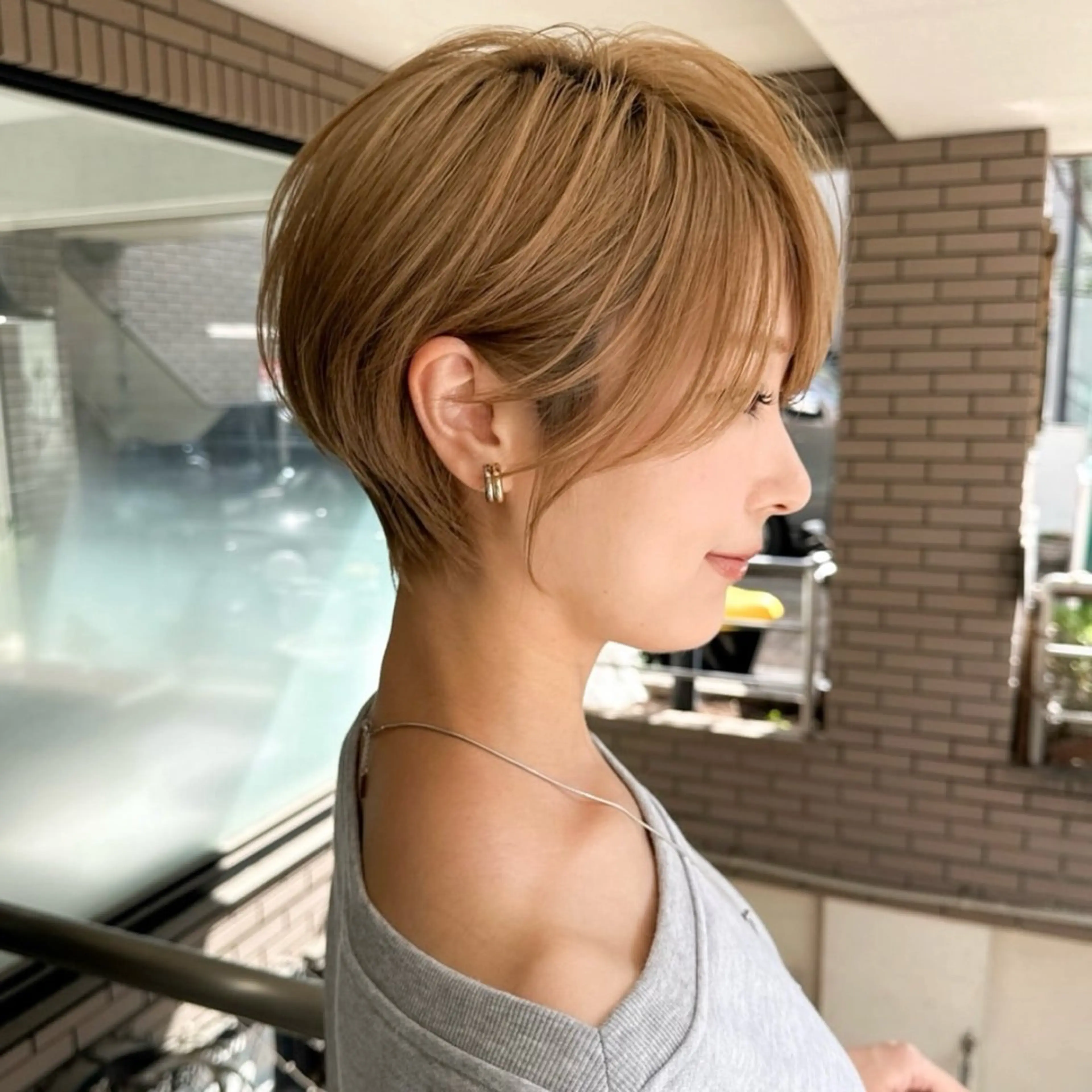 ショート 艶カラー/ヘアセット 着付け　ふうか　渋谷のヘアスタイル