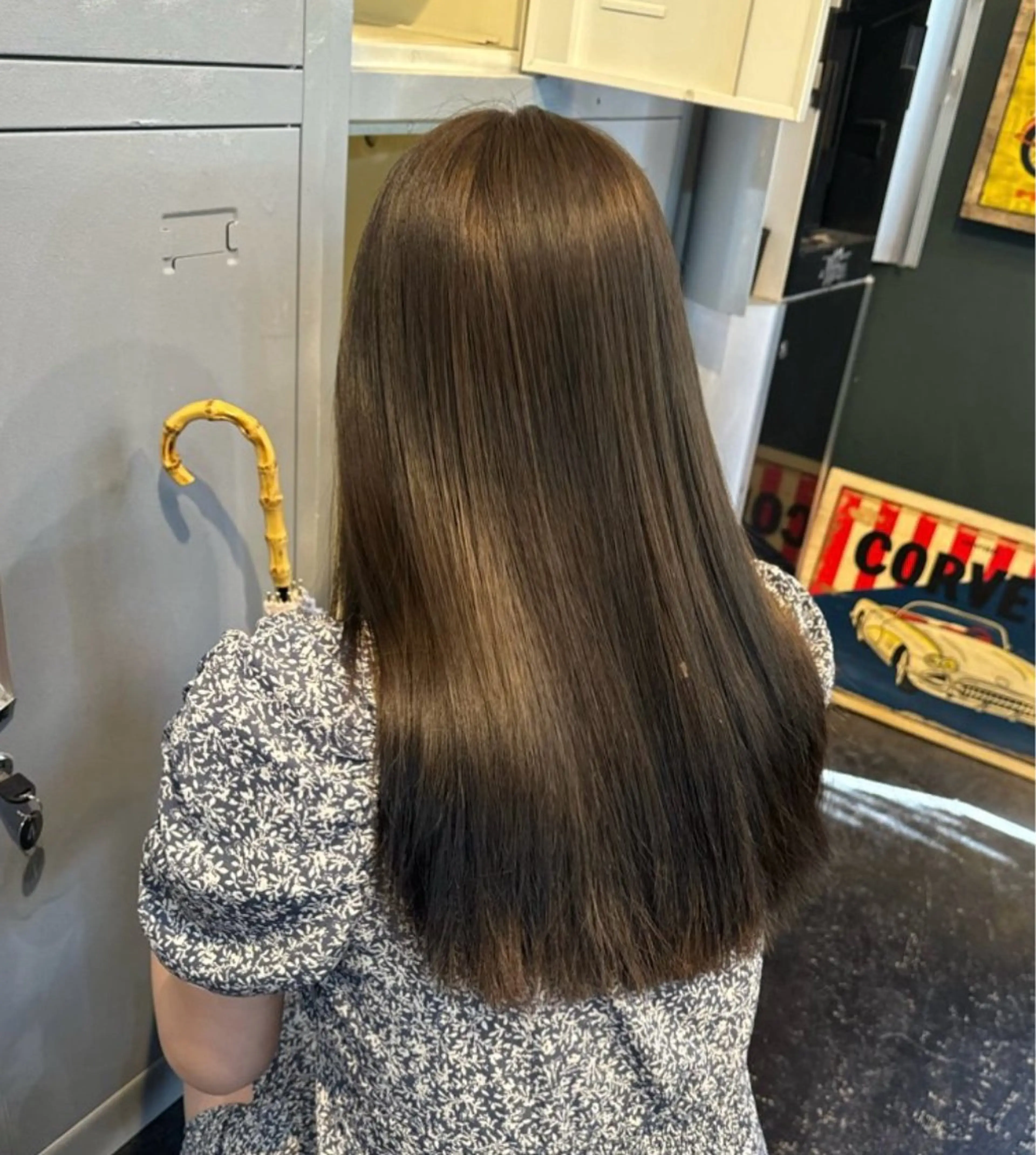 カラー オリーブカラー ヘアカラー Ryu icon.博多のヘアスタイル