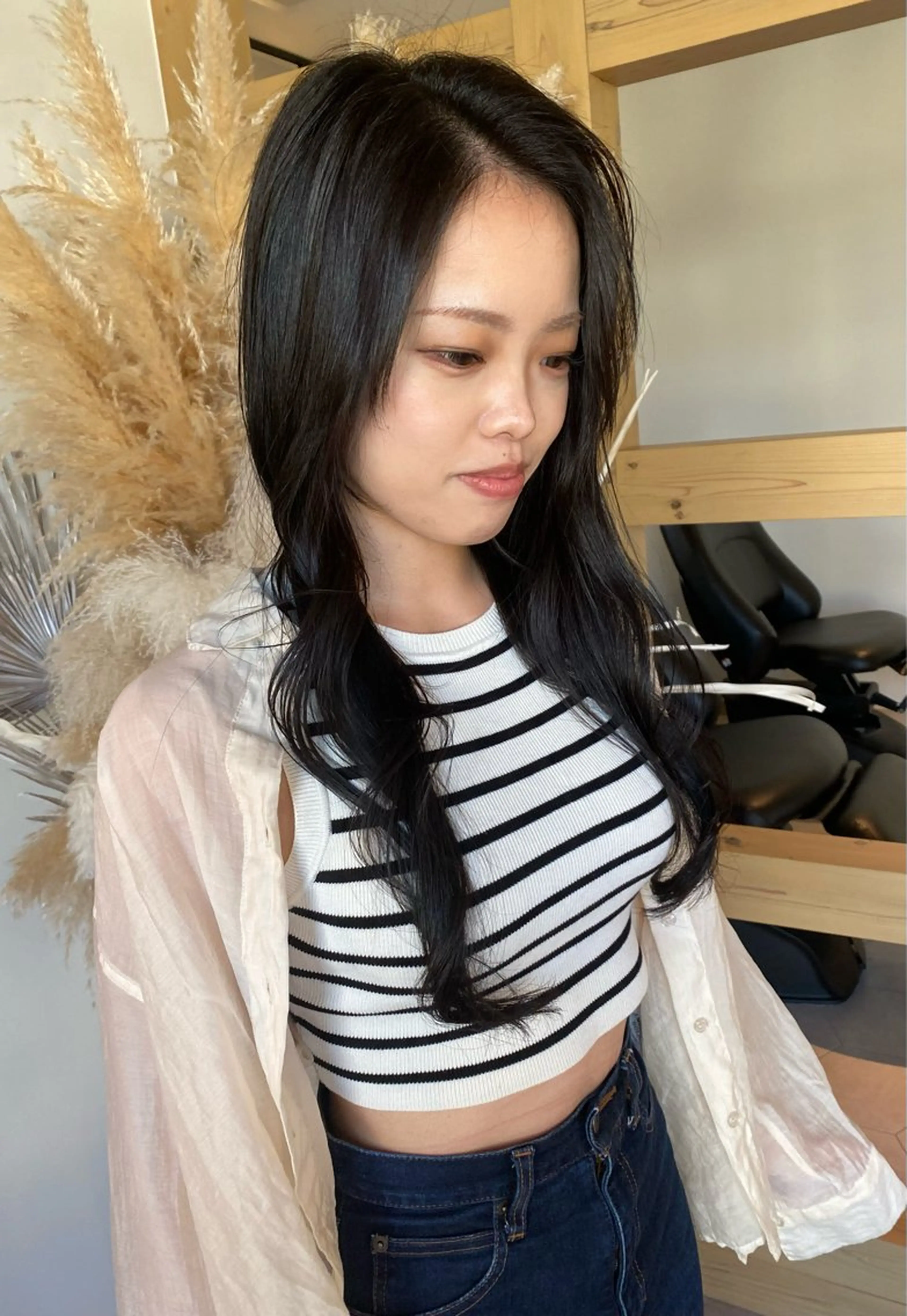 セミロング カット ヘアカラー トリートメント SORA.桂川店所属・内野 友貴のヘアスタイル