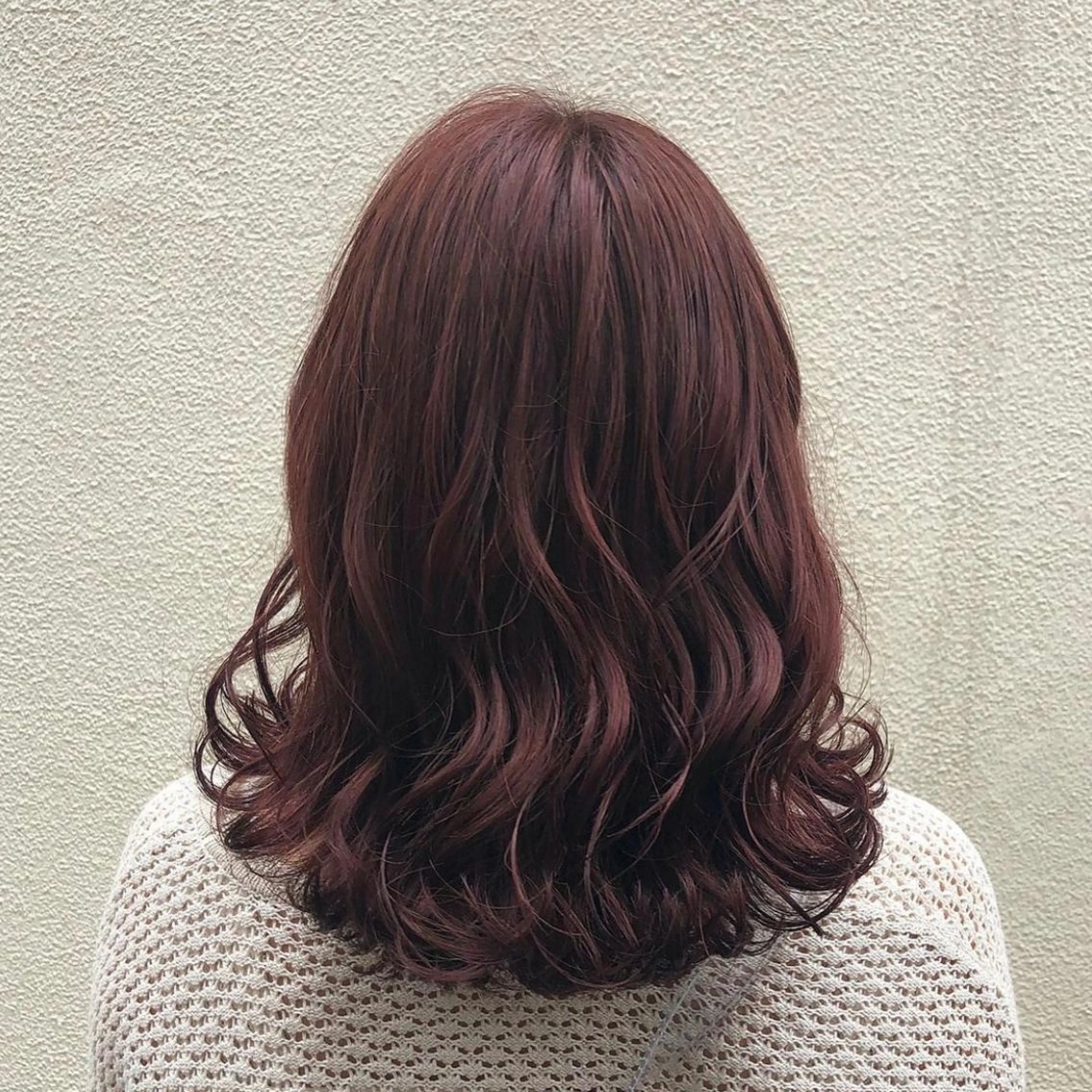 ミディアム カラー ピンクカラー noa ☪︎のヘアスタイル