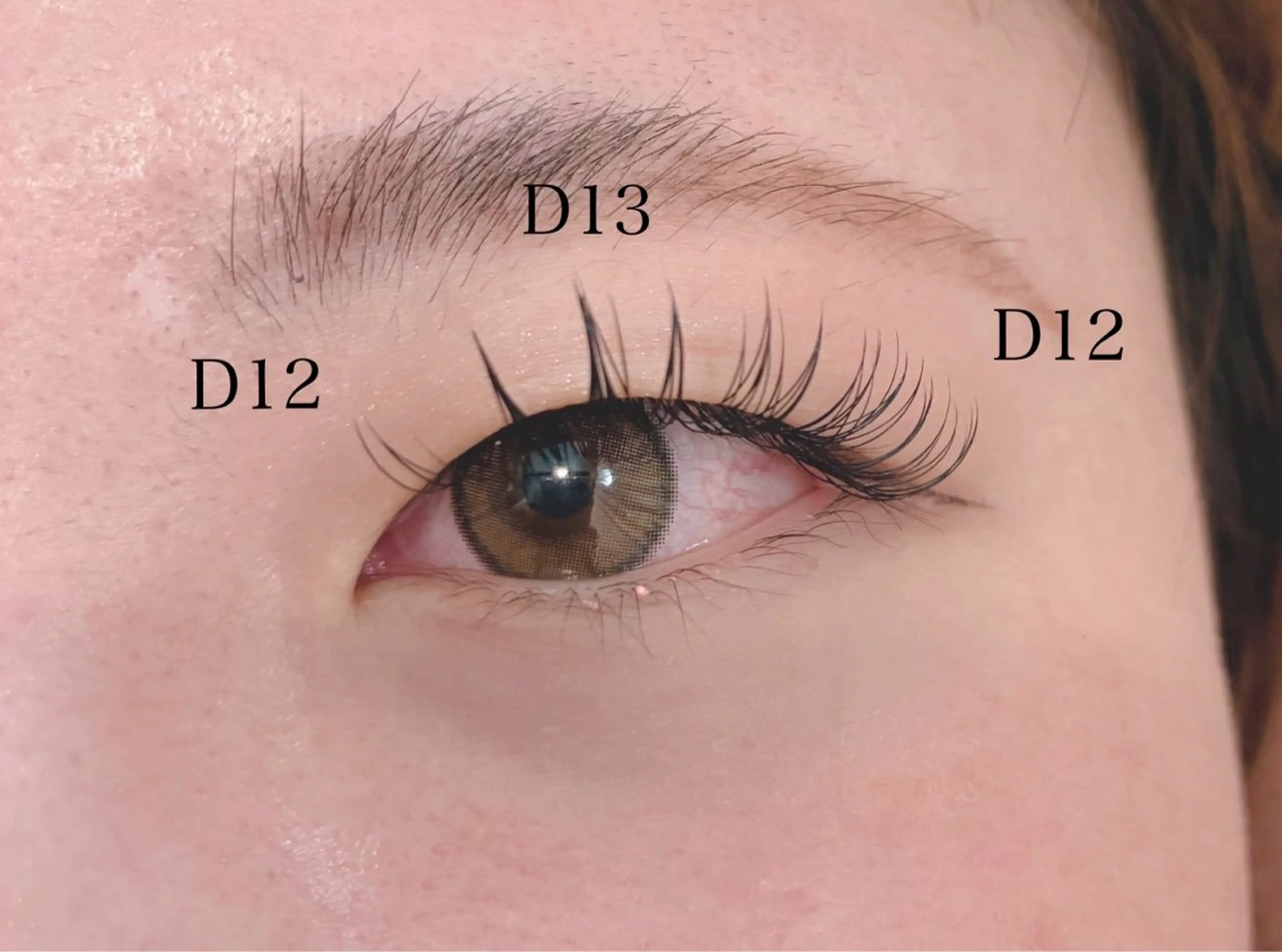 マツエク・マツパ Dカール フラットラッシュ Lokelani HAYASHIのマツエク・マツパデザイン