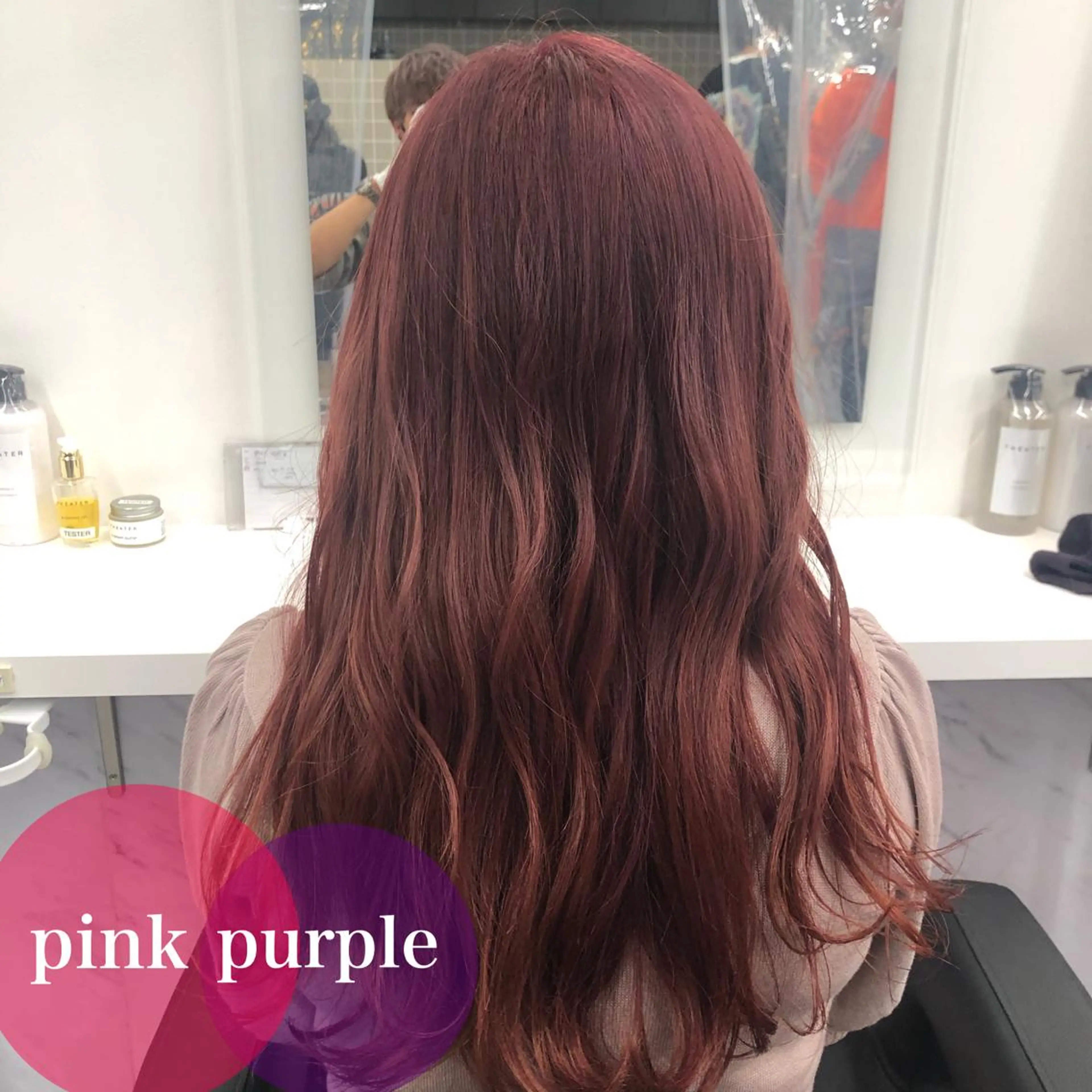 ミディアム カラー ヘアアレンジ キッズ ネイル マツエク・マツパ 🦋韓国レイヤー｜ 透明感グレージュ🦋のヘアスタイル