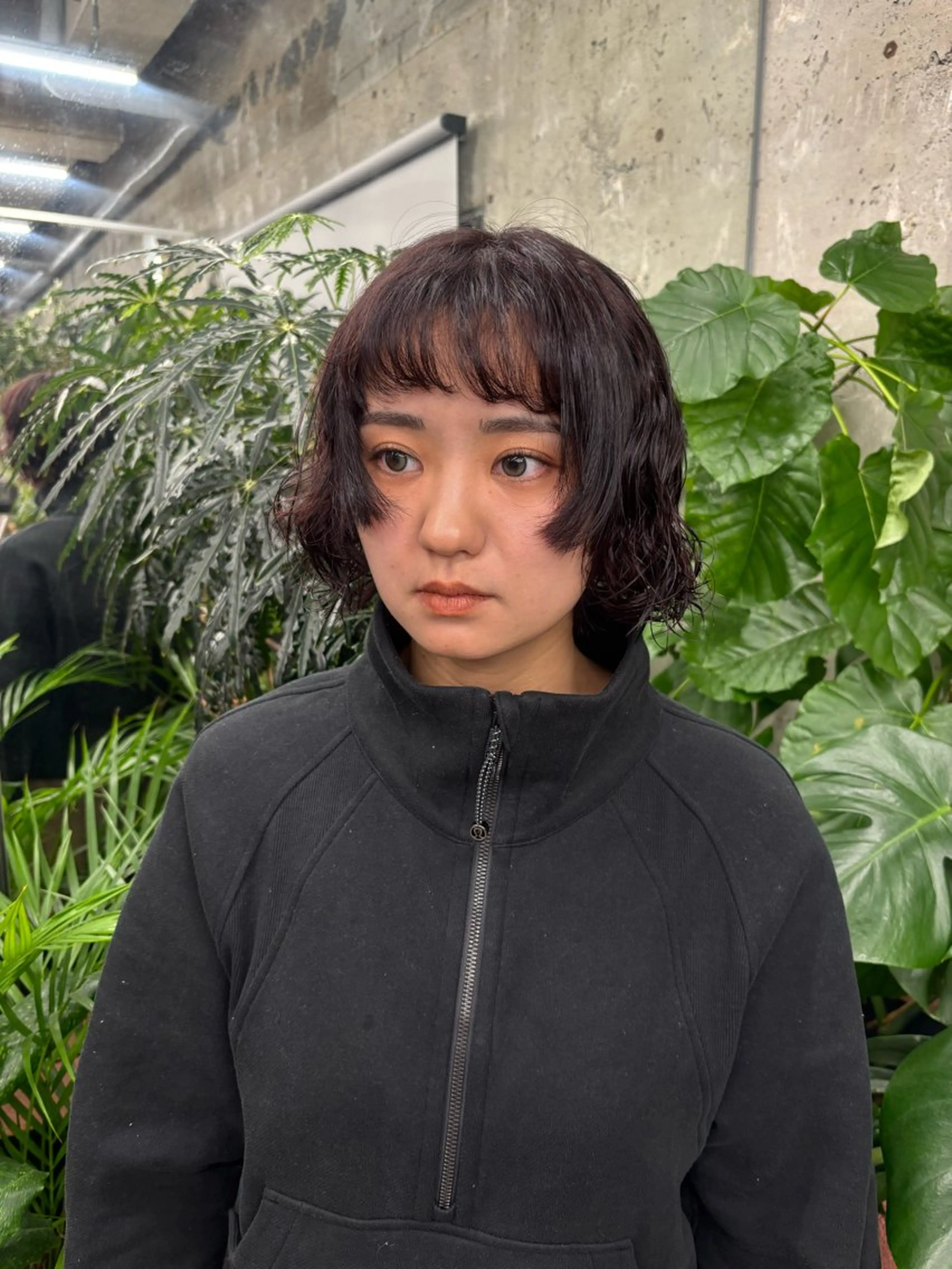 ショート パーマ ボブ カット ヘアカラー トリートメント ほらぐち るいのヘアスタイル