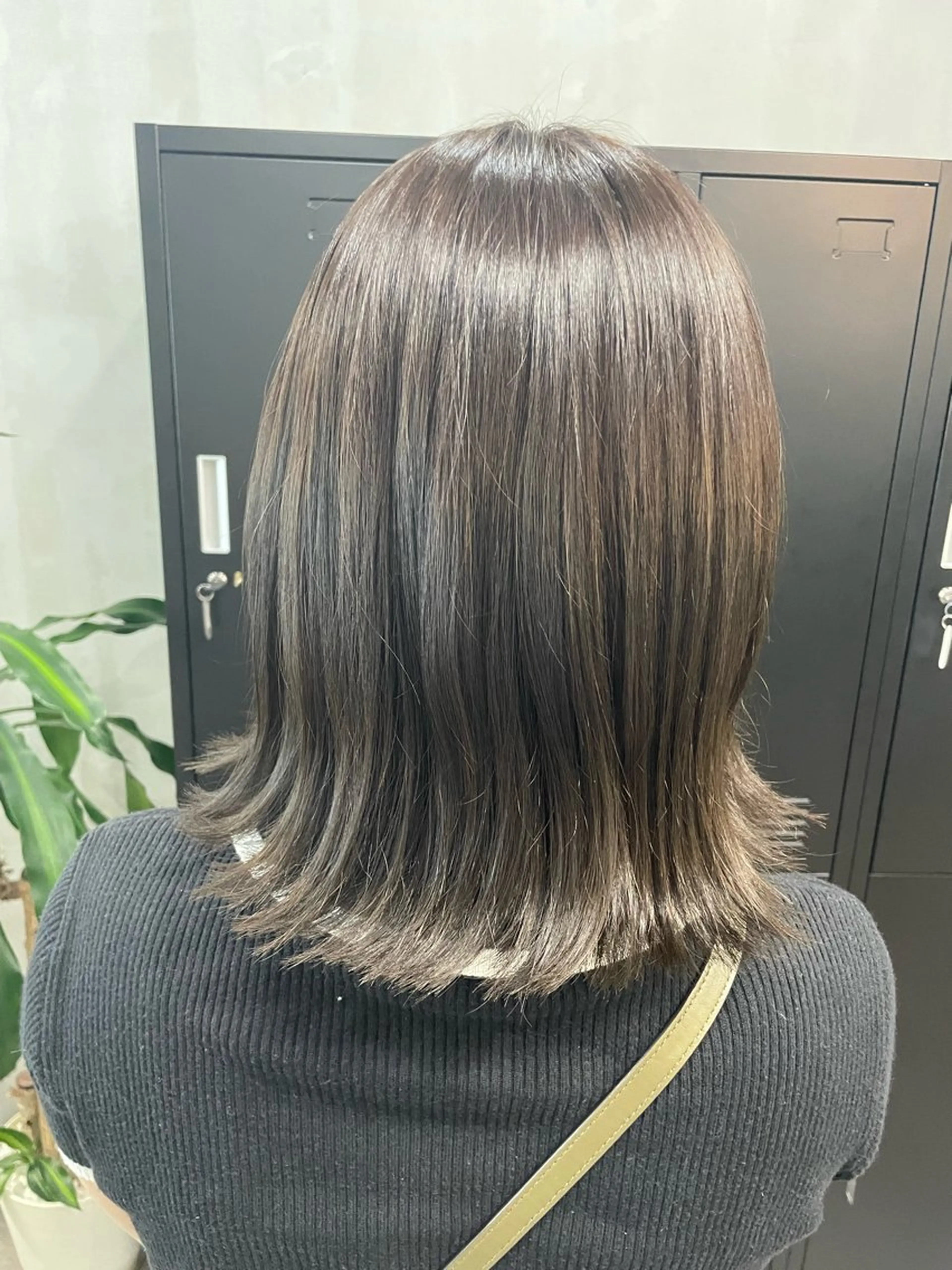 ミディアム カラー カット ヘアカラー トリートメント ALLEN hair /まなのヘアスタイル