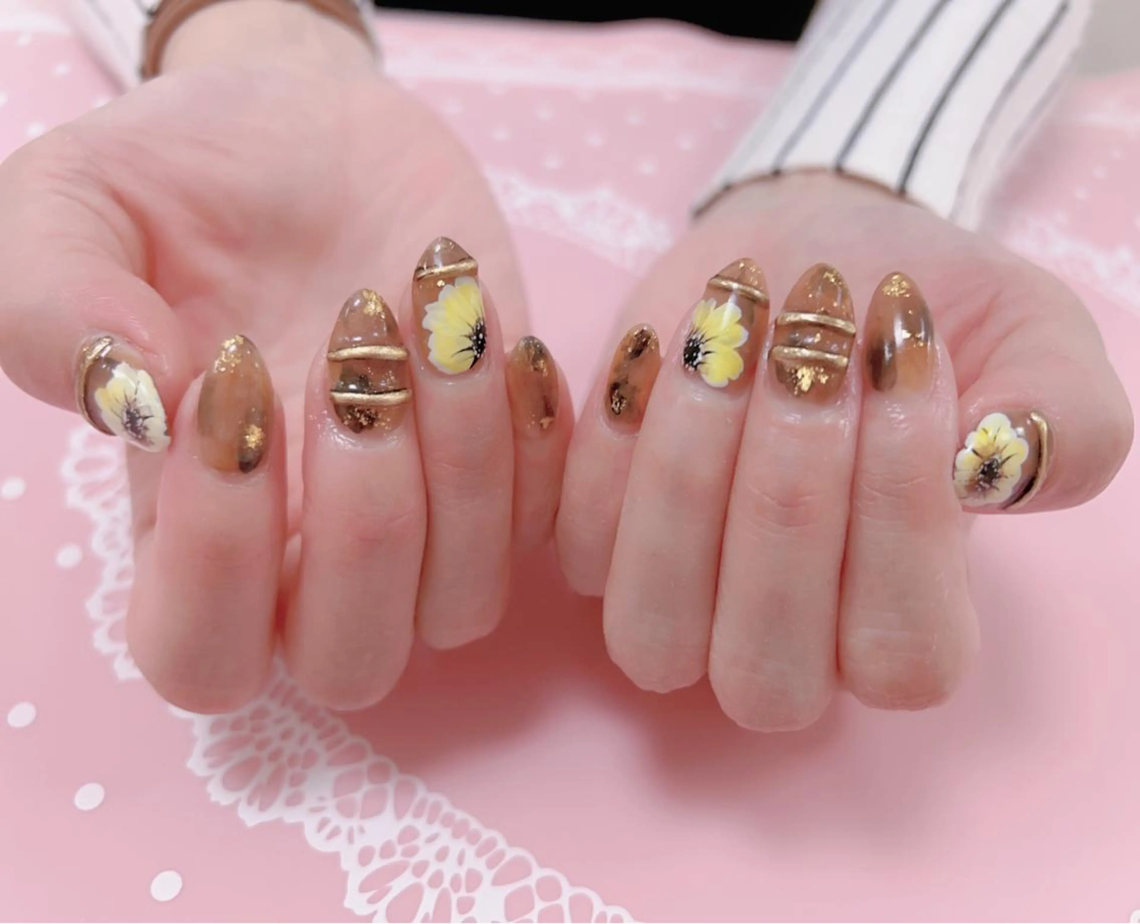 ネイル はぴねす所属・横浜 美夢のネイルデザイン