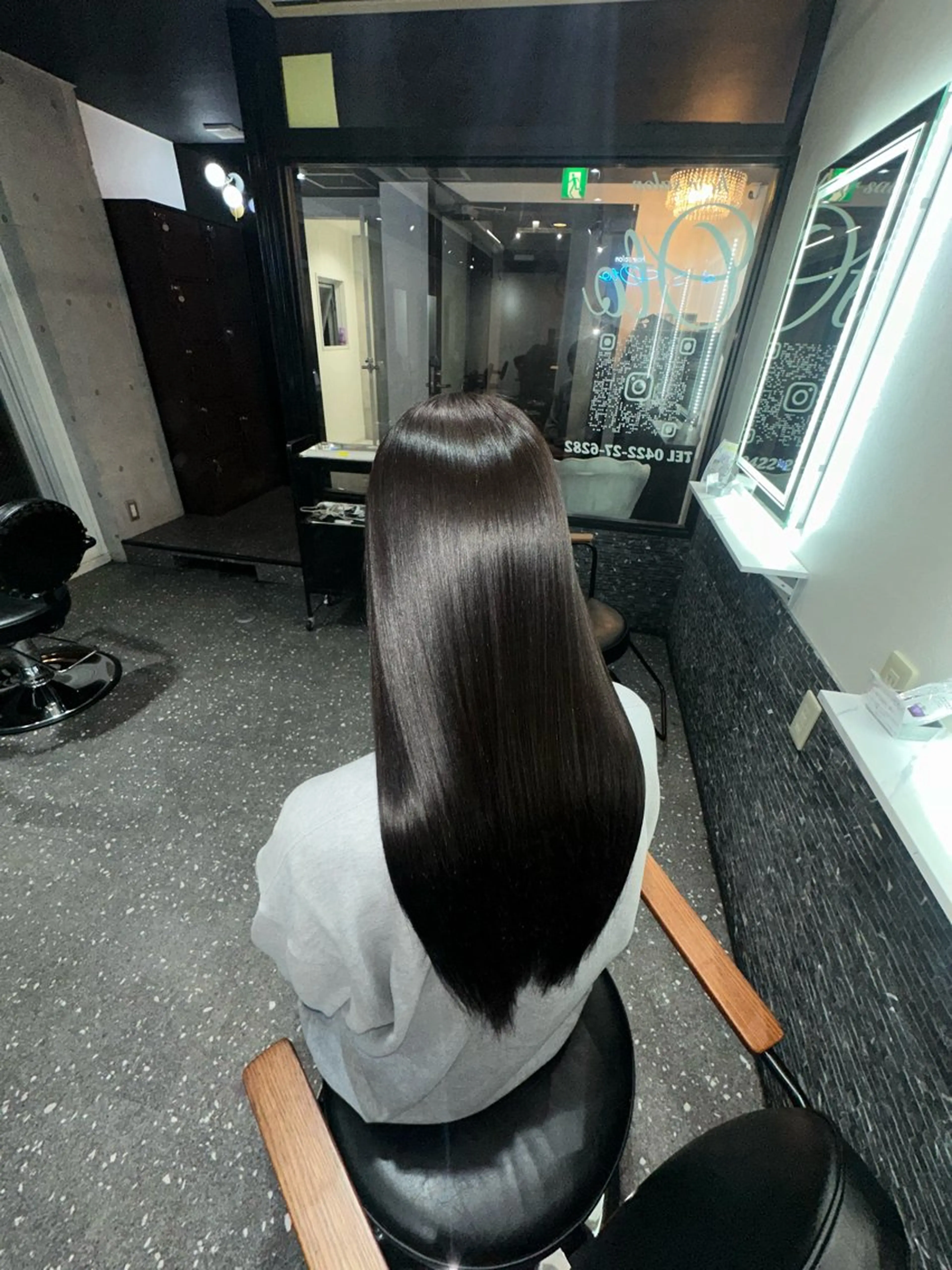 ロング カラー パーマ カット ヘアカラー 縮毛矯正 トリートメント 髪質改善⭐️縮毛矯正 中野⭐️Rinaのヘアスタイル