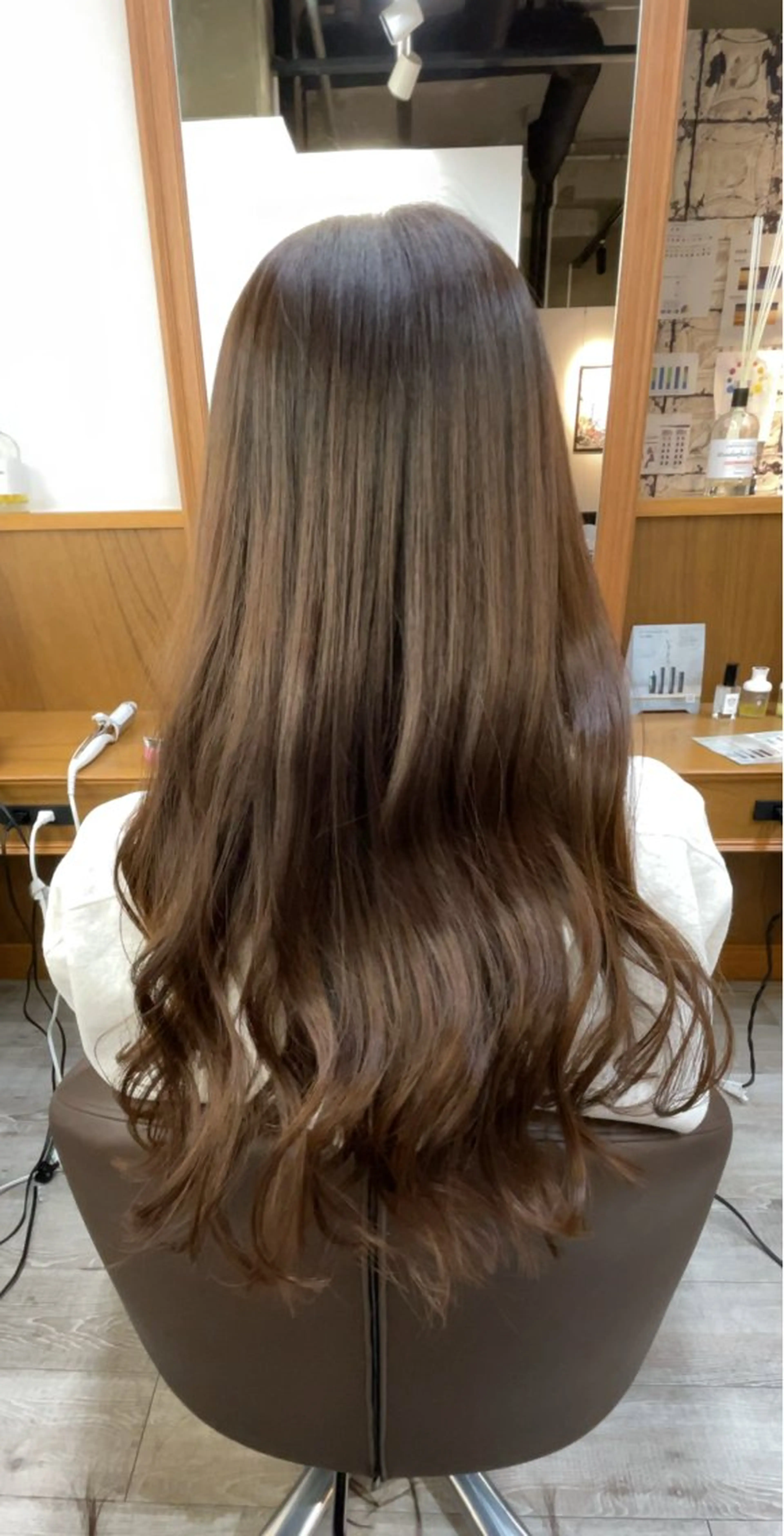 ロング カラー ヘアカラー トリートメント れい|髪質改善| カラー|高槻|大阪のヘアスタイル