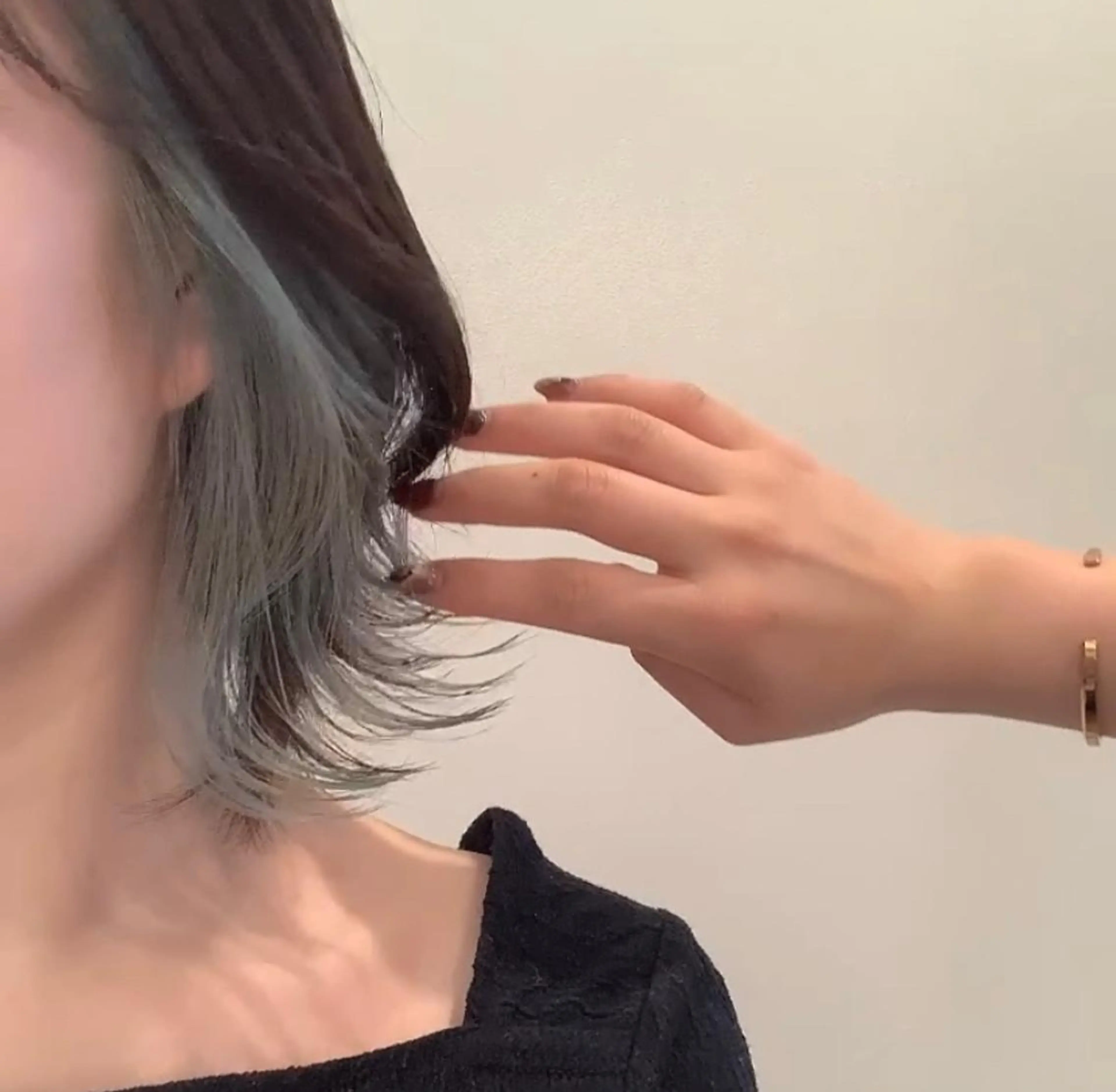 ショート ヘアカラー Aya/四条烏丸/ インナーカラーのヘアスタイル