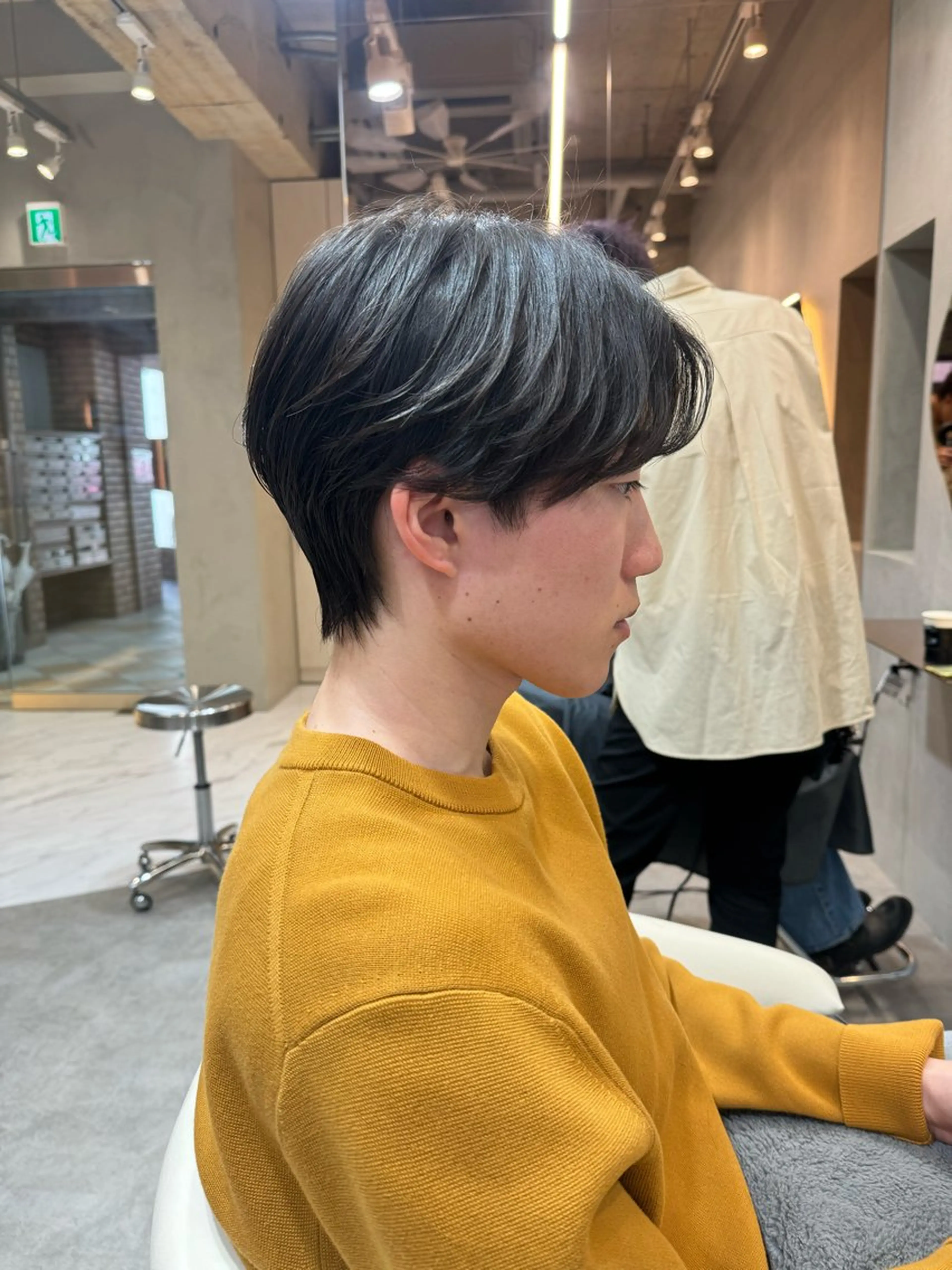 ショート ヘアアレンジ メンズ カット ヘアセット 🔶似合わせセンター パート/ヤス🔶のヘアスタイル