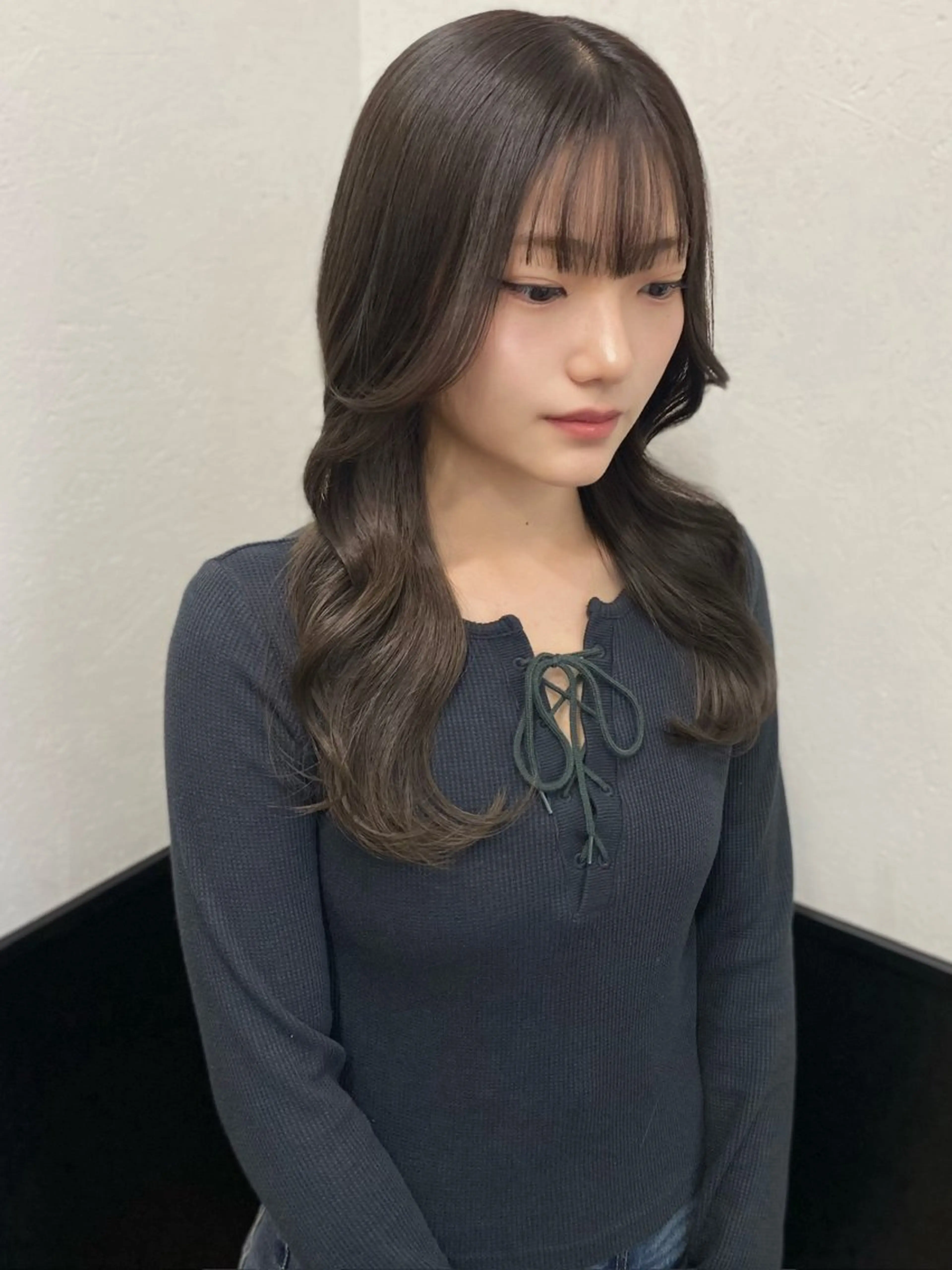 ロング カラー 渋谷🖤 艶髪🖤透明感カラーのヘアスタイル