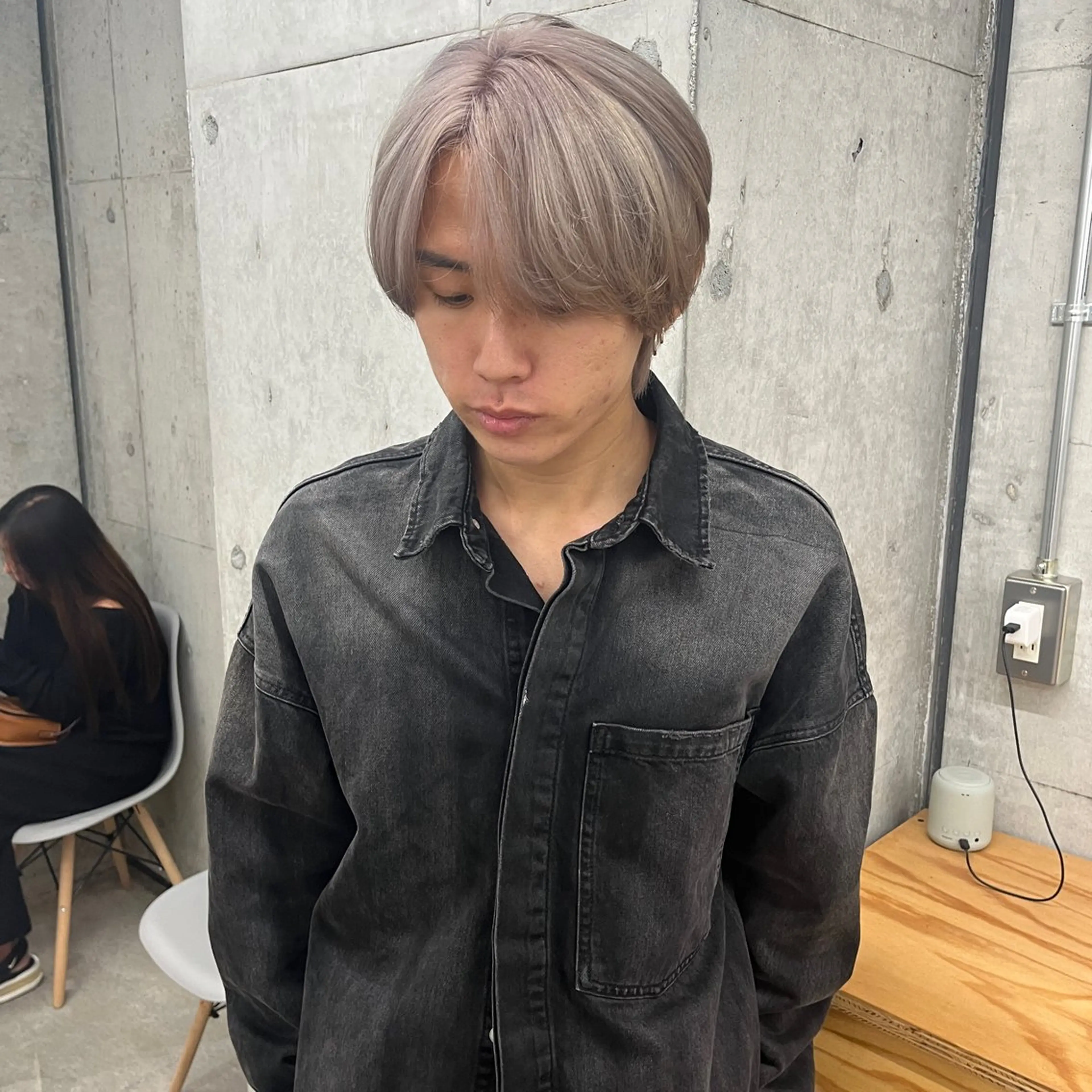 カラー 友花 暗髪／ナチュラルのヘアスタイル