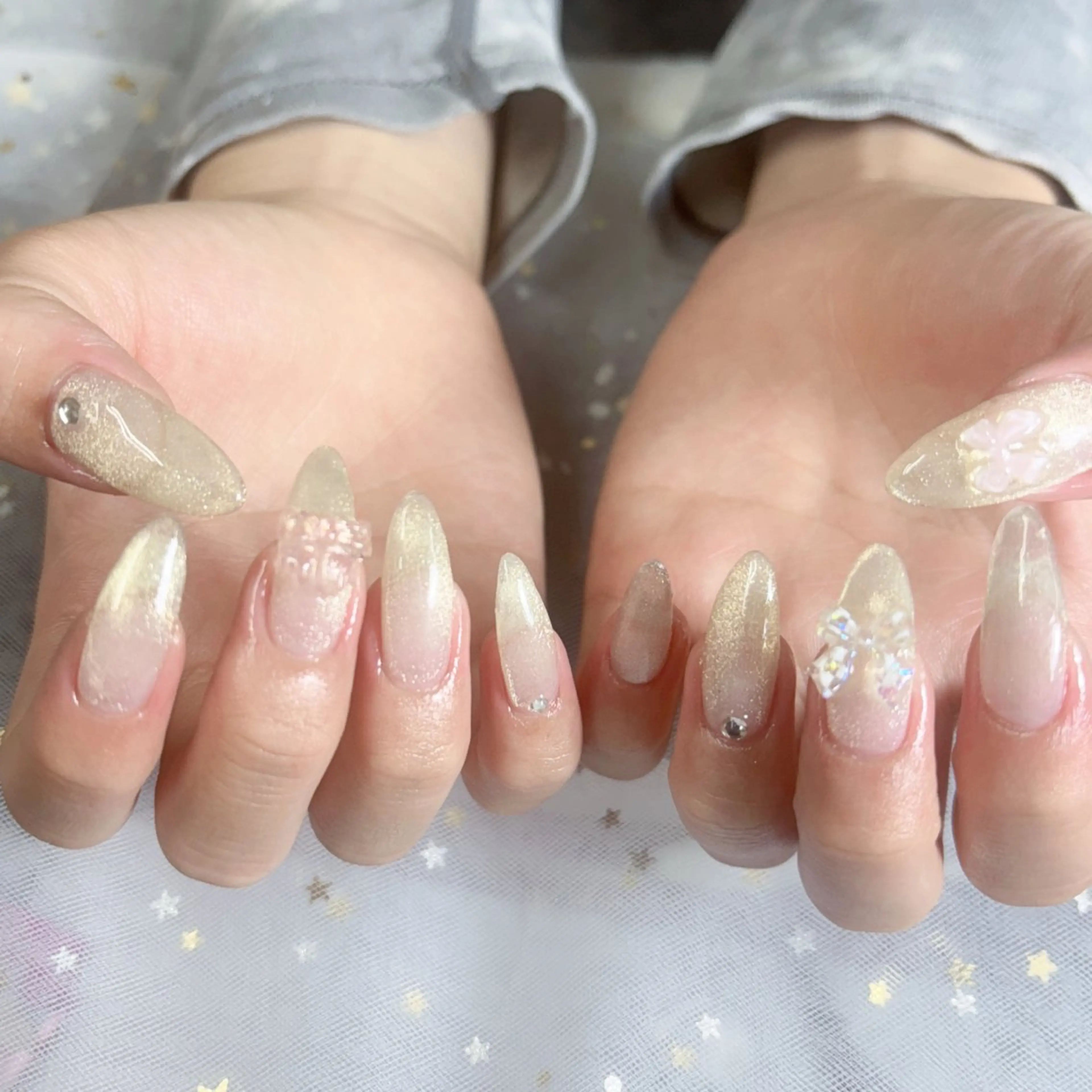 ネイル チークネイル 桜ネイル フットネイル ジェルネイル ハロウィン ハンドネイル XIINH NAIL SALONのネイルデザイン