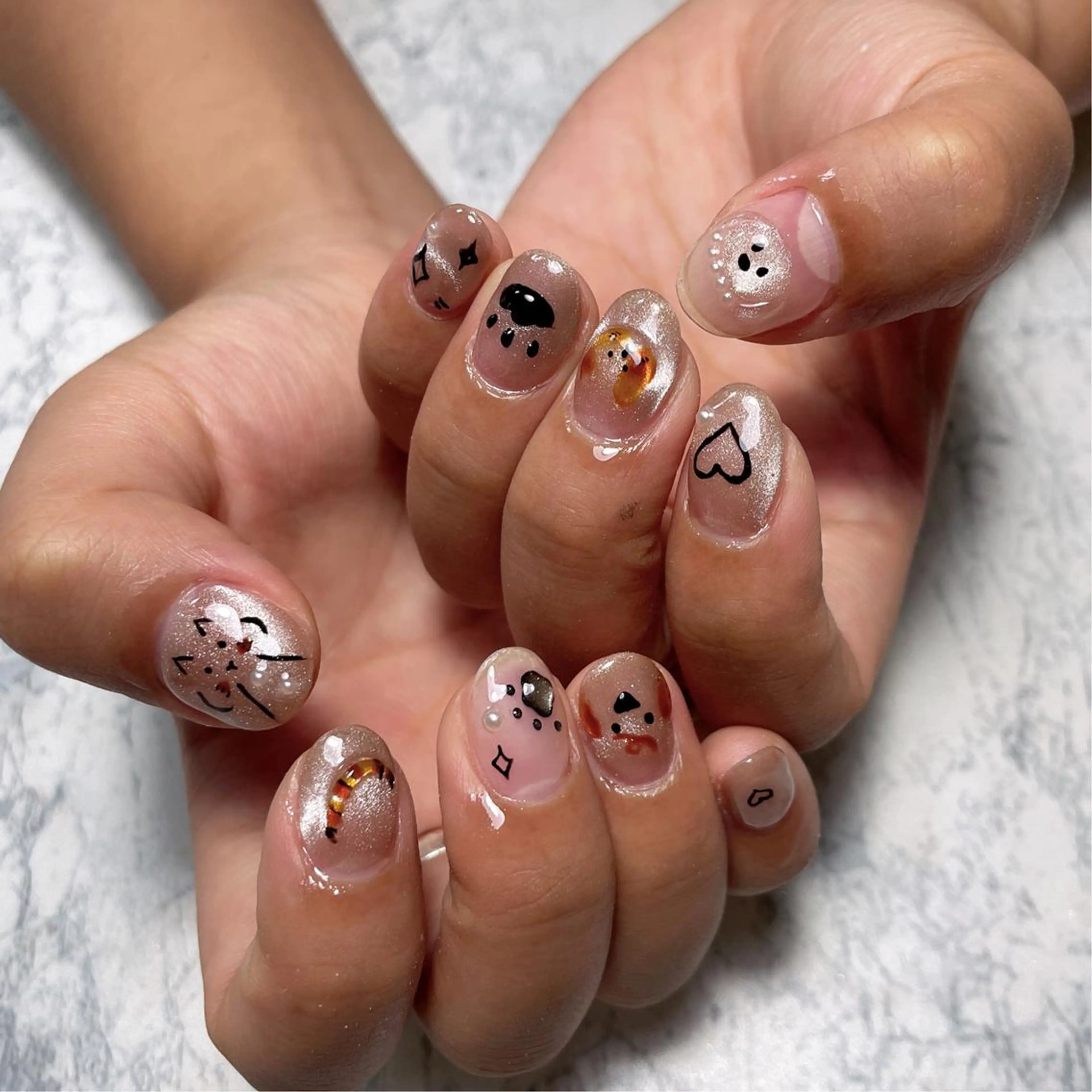 ネイル 畠山 ゆいのネイルデザイン