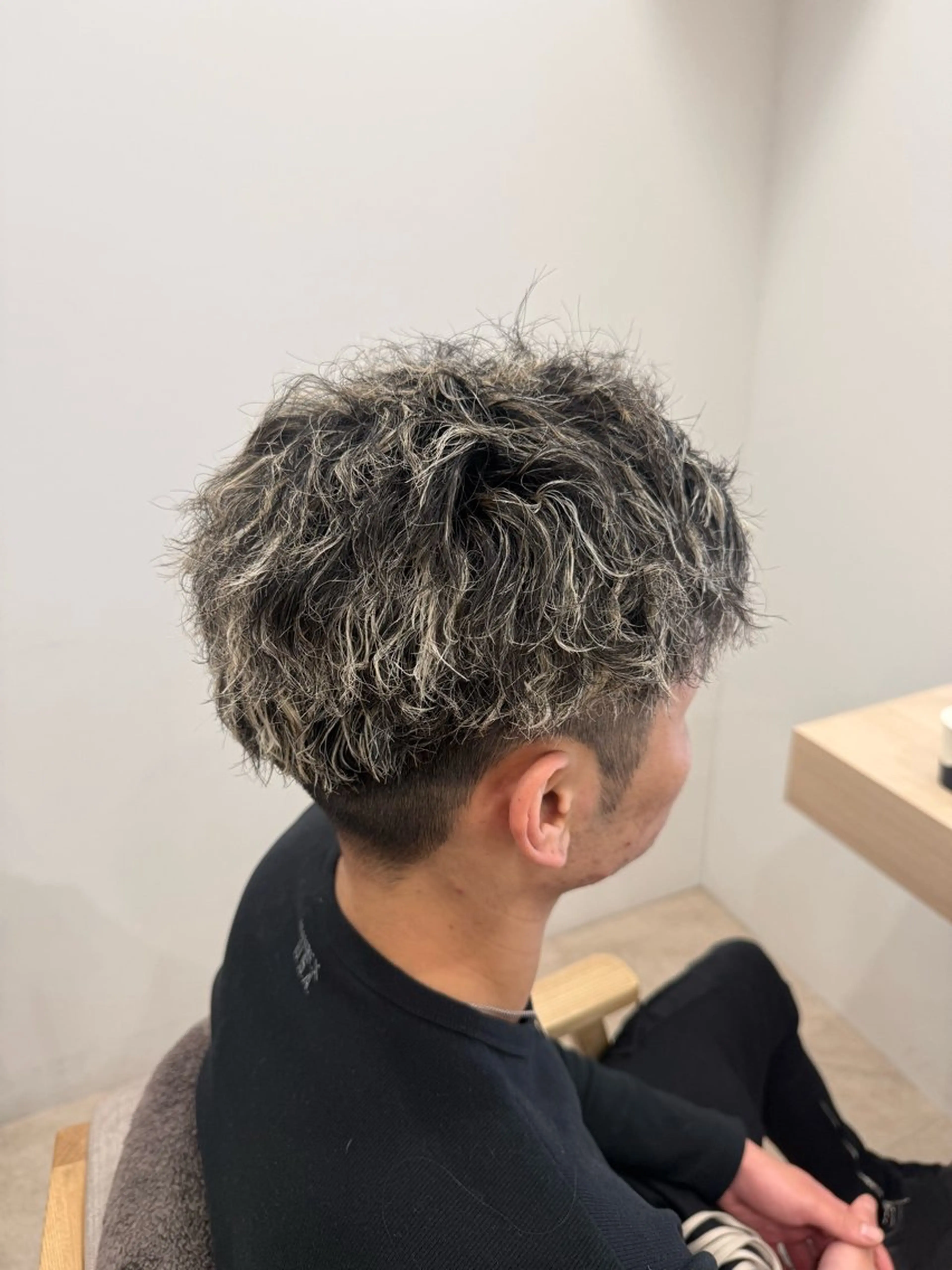 メンズカット+パーマの写真