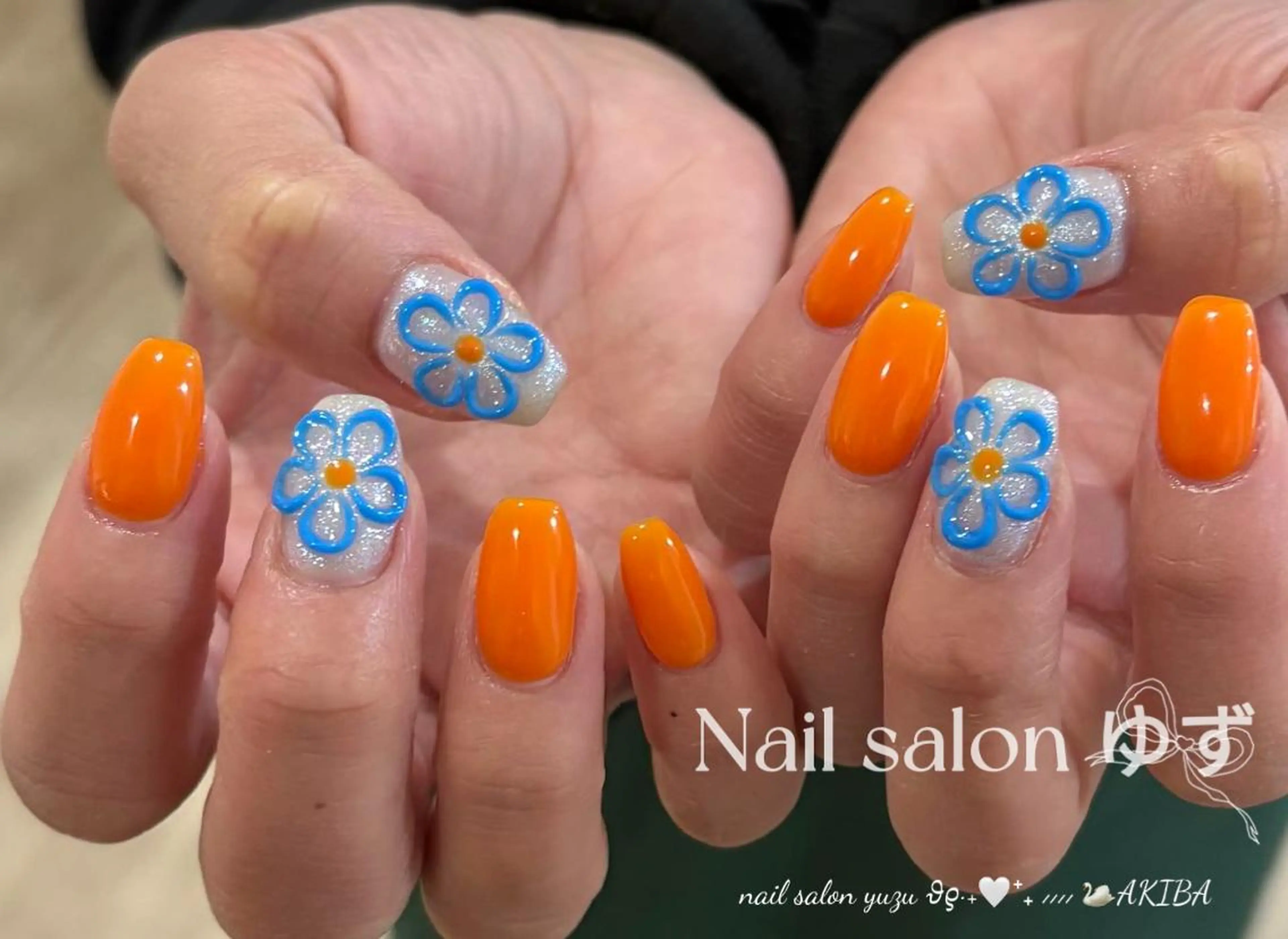 ネイル ハンドネイル MAKI💚💚💚 秋葉原.のネイルデザイン